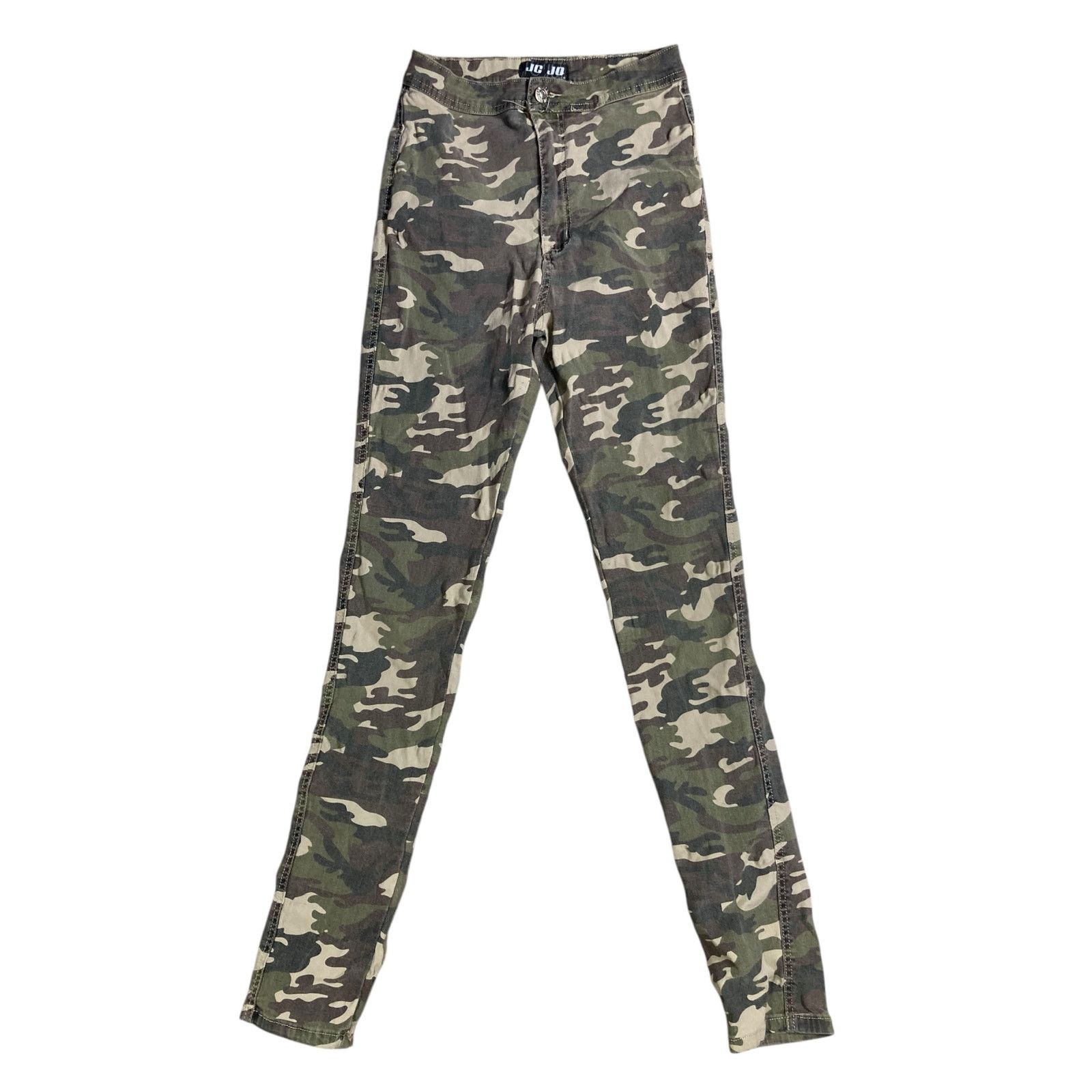 Other JC & JQ Women's Camo High Rise Skinny Jeans Size L Size 23" - 1 Thumbnail