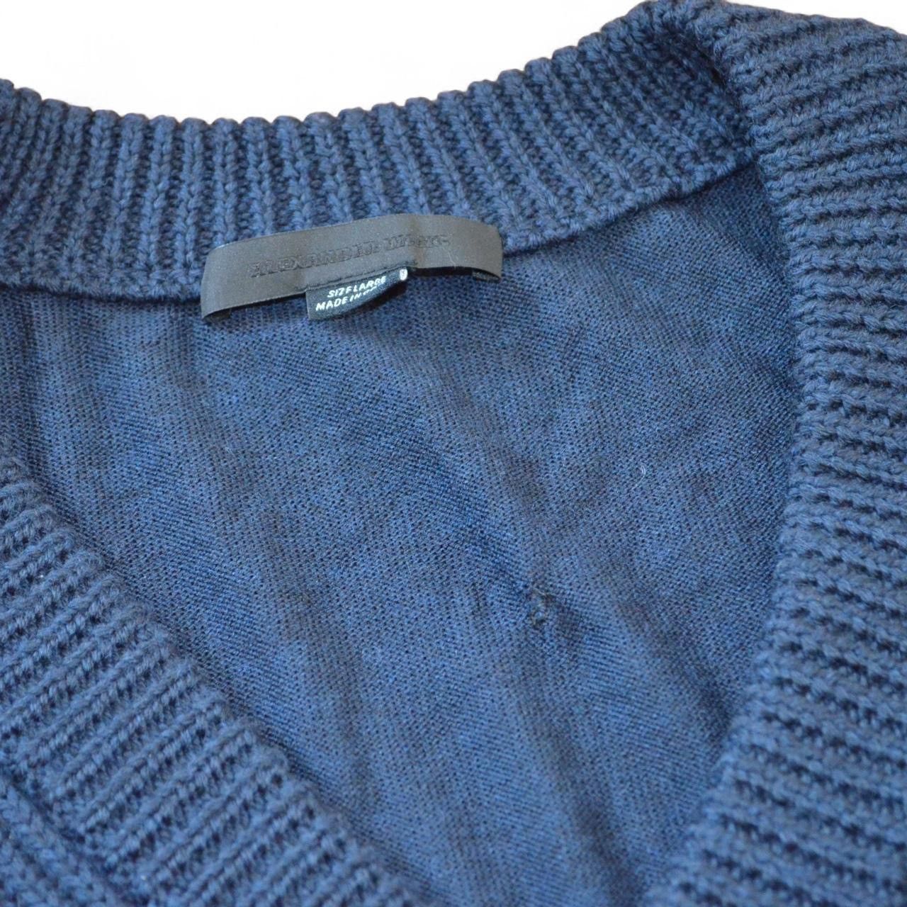 Alexander Wang Alexander Wang main line navy wool vneck heavy sweater large Size US L / EU 52-54 / 3 - 4 Thumbnail