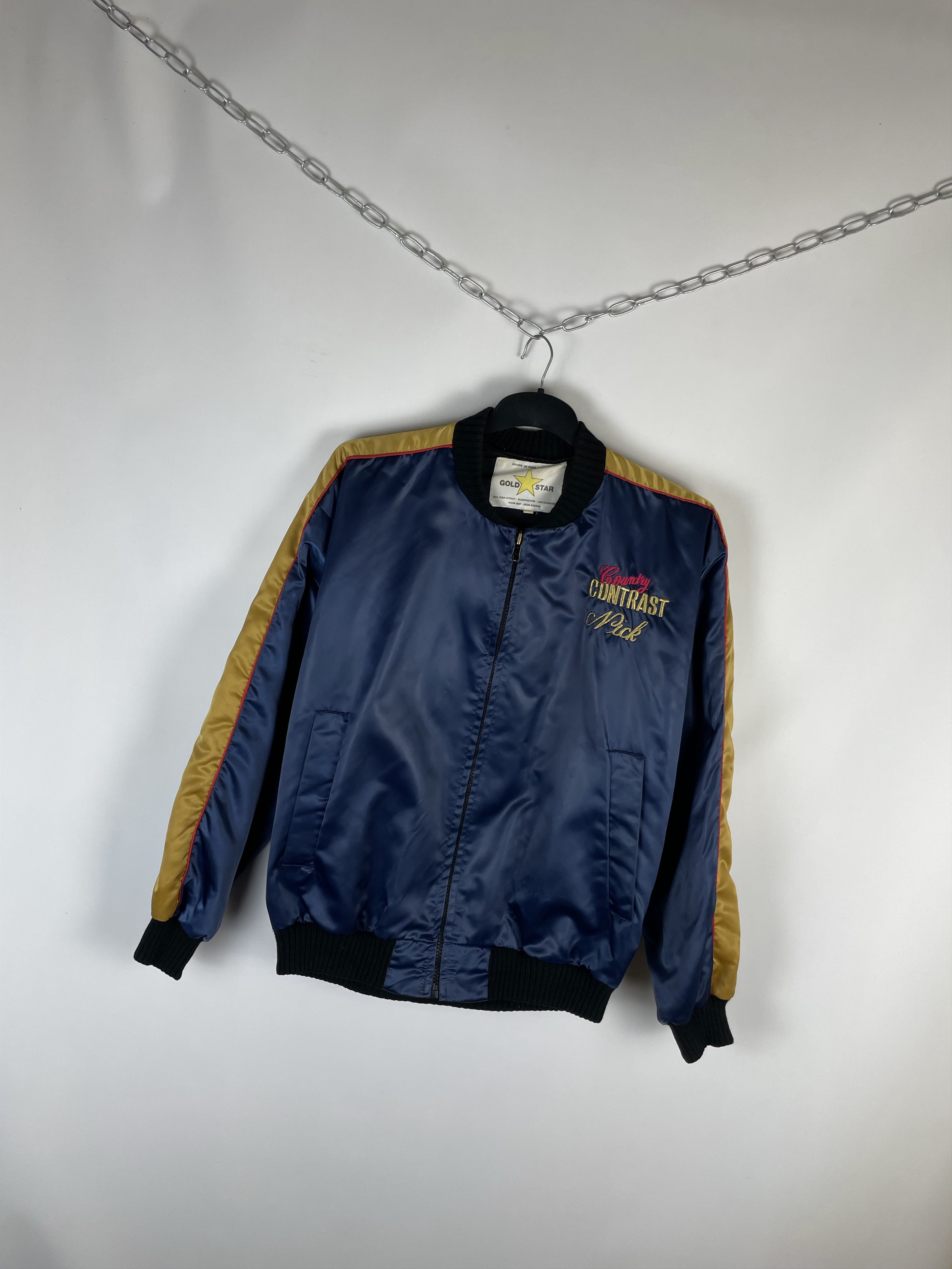 Vintage Vintage 80’s 90’s Country Music Satin Bomber Jacket Size US S / EU 44-46 / 1 - 2 Thumbnail