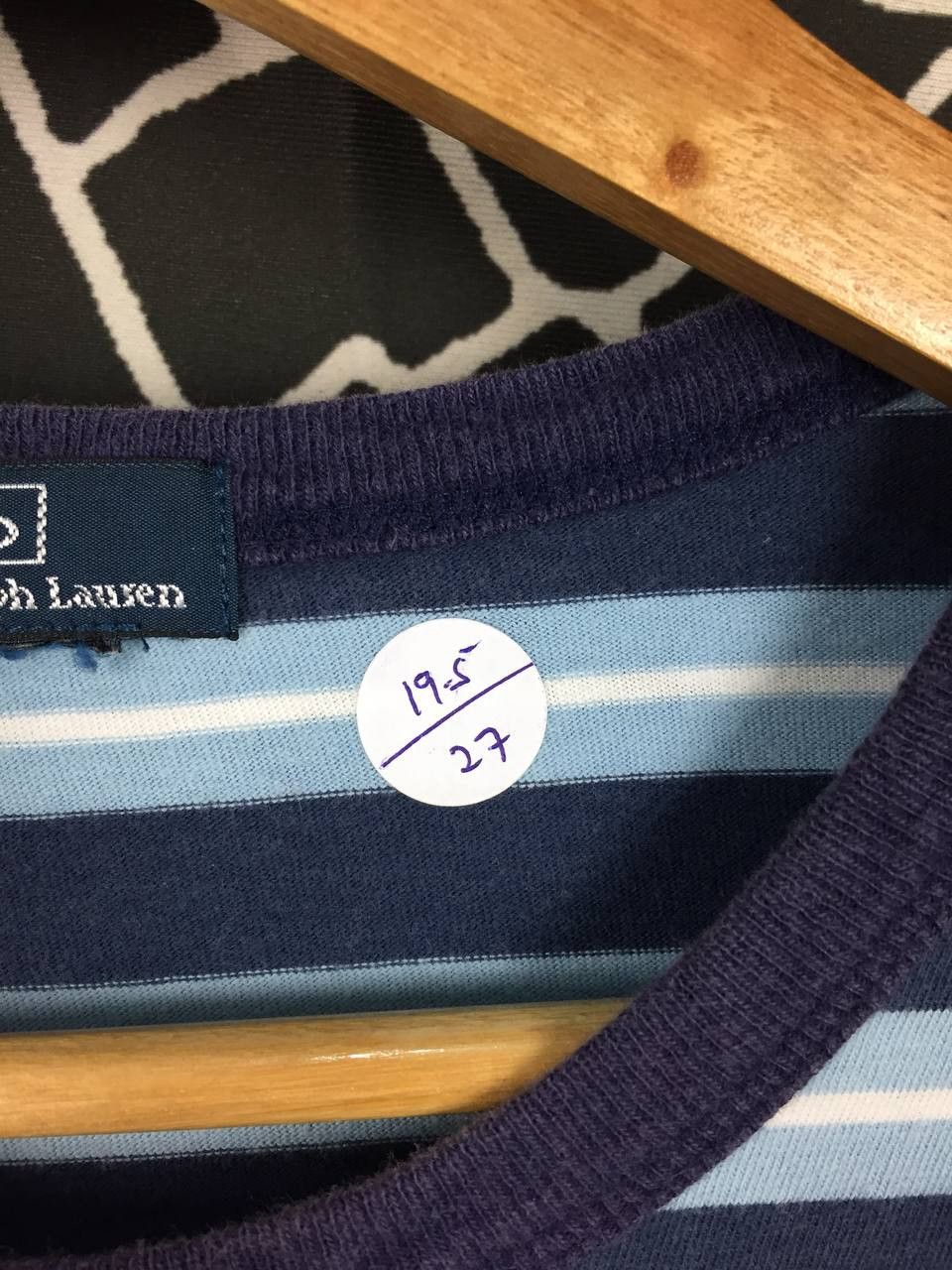 Polo Ralph Lauren × Vintage Vtg Polo Ralph Lauren Small Logo Striped Pocket Tee Size US M / EU 48-50 / 2 - 9 Thumbnail