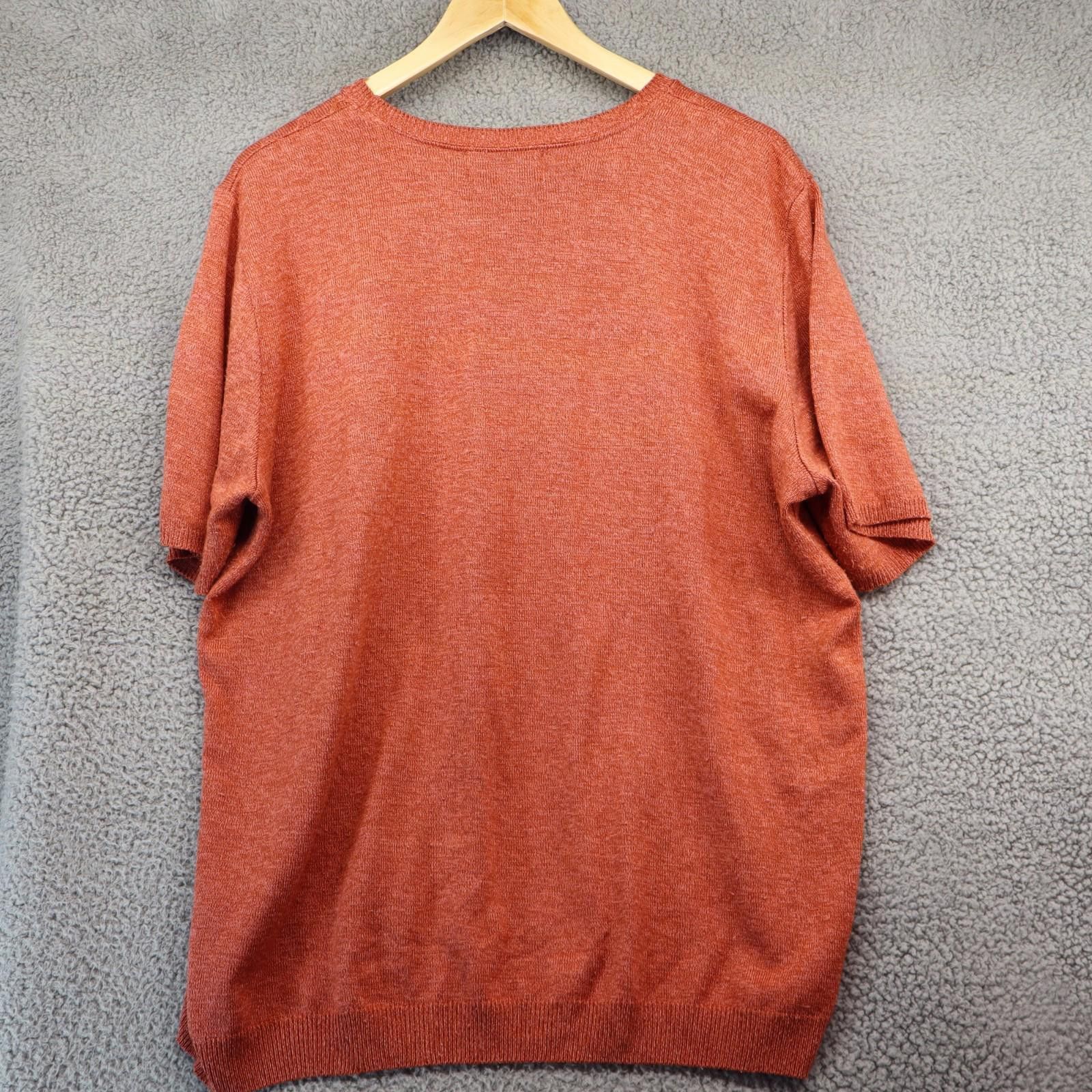 Other Alfred Dunner women 2xl orange short sleeve sweater USA Size XXL / US 16-18 / IT 52-54 - 5 Thumbnail