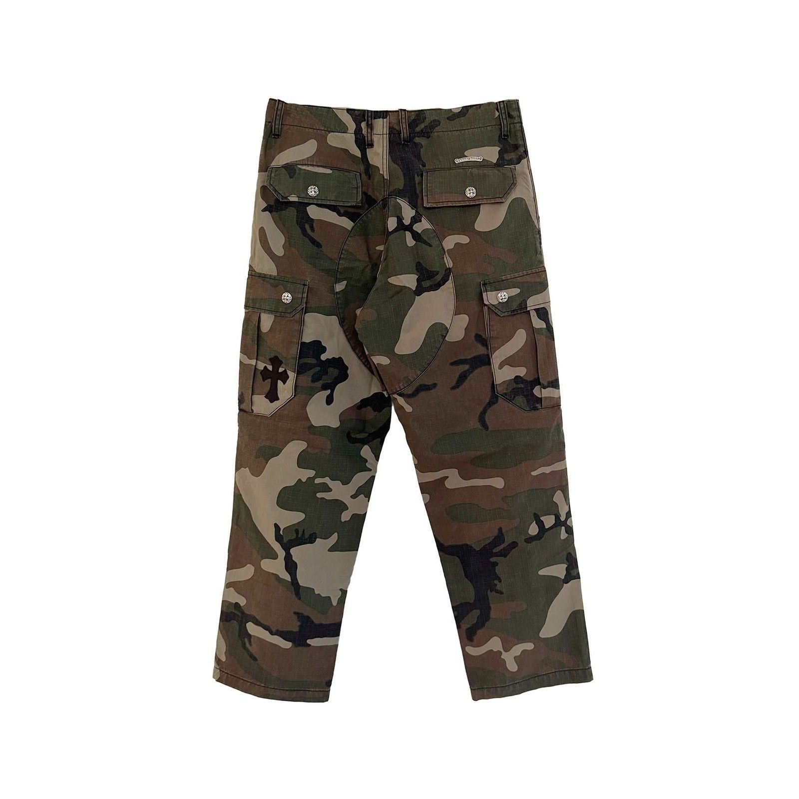 Chrome Hearts CHROME HEARTS CAMO RIPSTOP CROSS PATCH PANTS Size US 31 - 1 Thumbnail