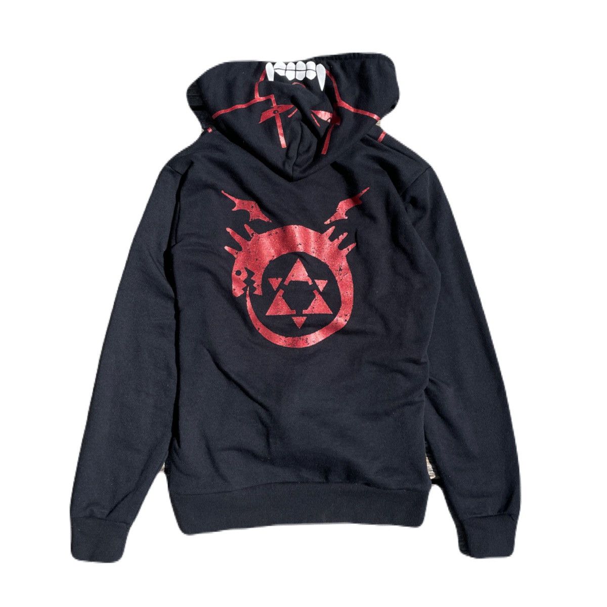 If Six Was Nine 2000s Japanese Fullmetal alchemist Giltter Zip-up Hoodie Size US S / EU 44-46 / 1 - 2 Thumbnail