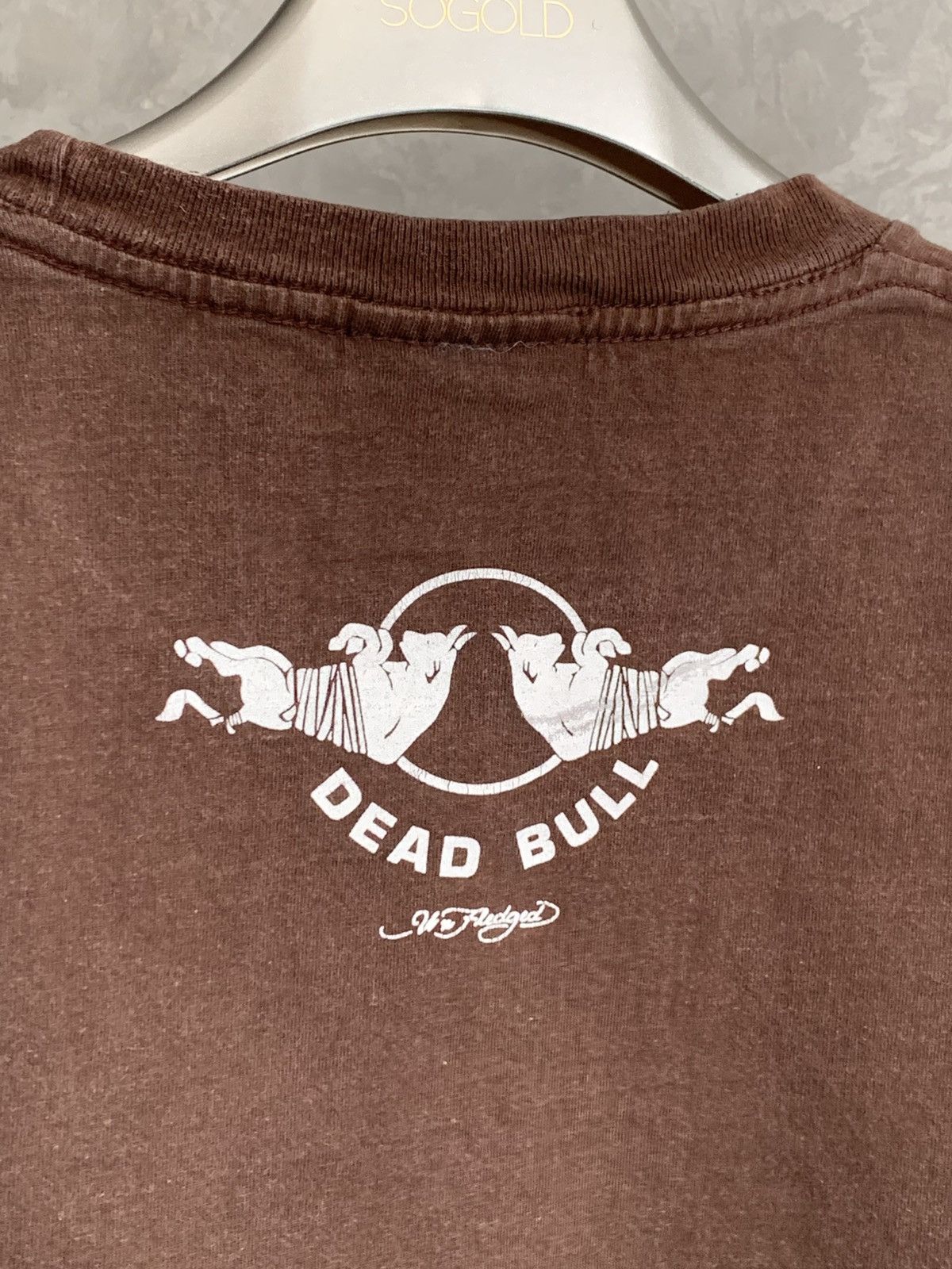 Red Bull VTG Dead Bull Red Bull Unfledged Brown Japanese T-Shirt S sz Size US S / EU 44-46 / 1 - 9 Thumbnail
