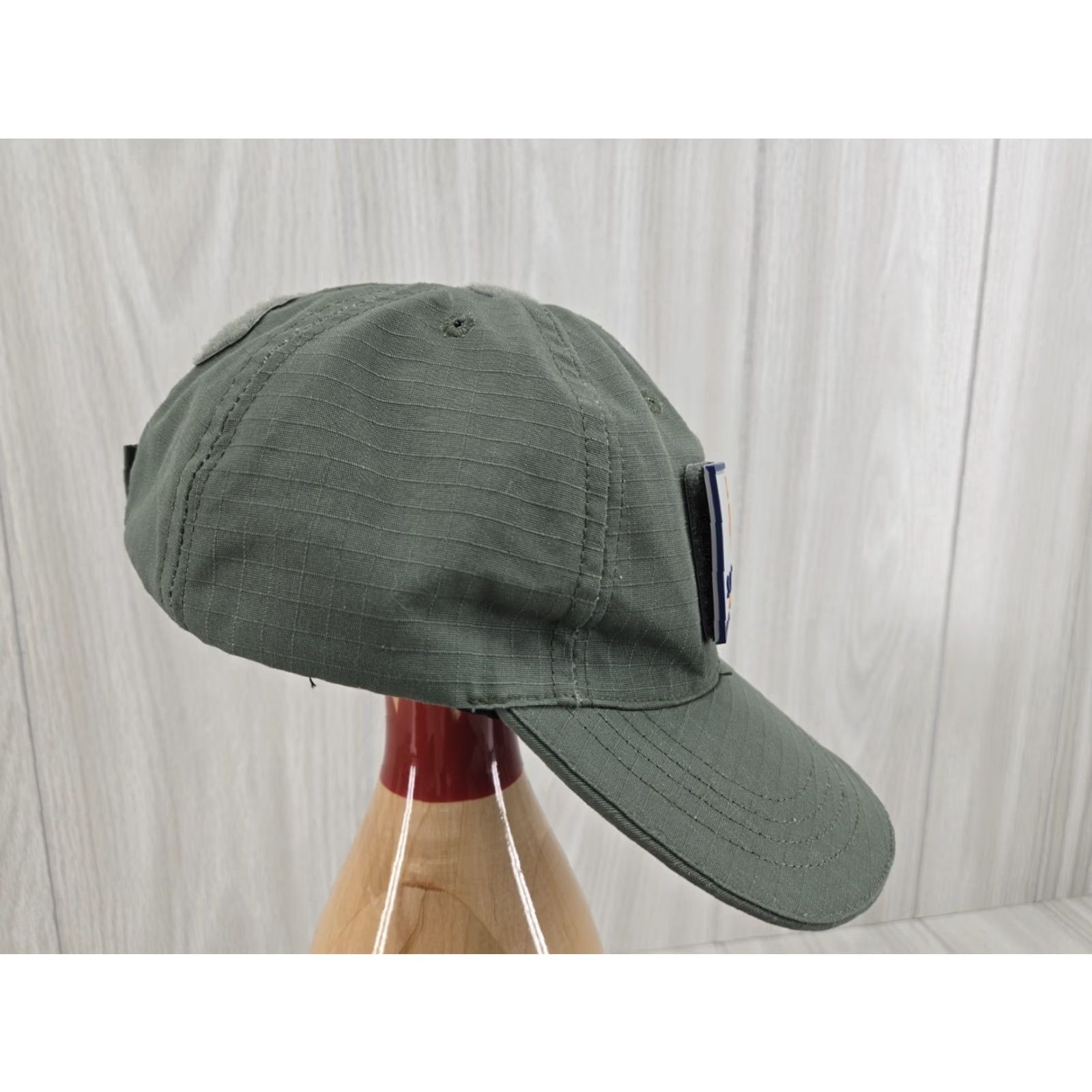 Vintage Tru Spec Hat Baseball Cap OSFM Adjustable Green Contractor Skydas Group Patch, Men, Casual, Workwear Size ONE SIZE - 4 Thumbnail