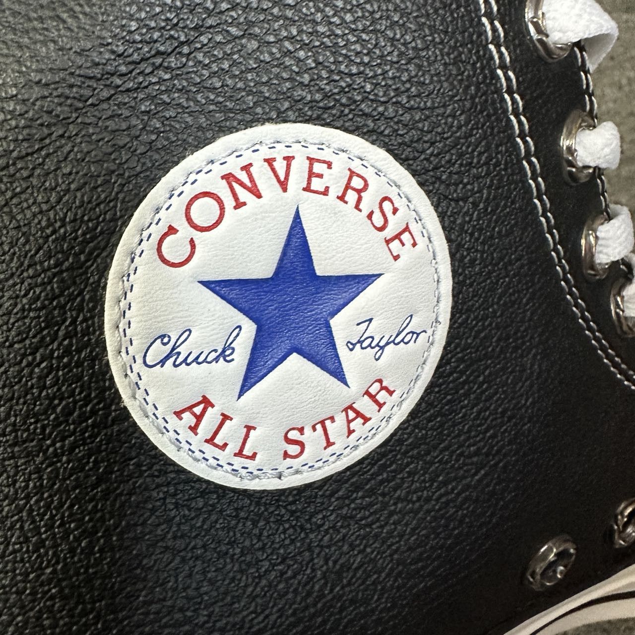 Chrome Hearts Chrome Hearts Converse Silver Sword Leather High-Top Sneaker Size US 11 / EU 44 - 10 Thumbnail