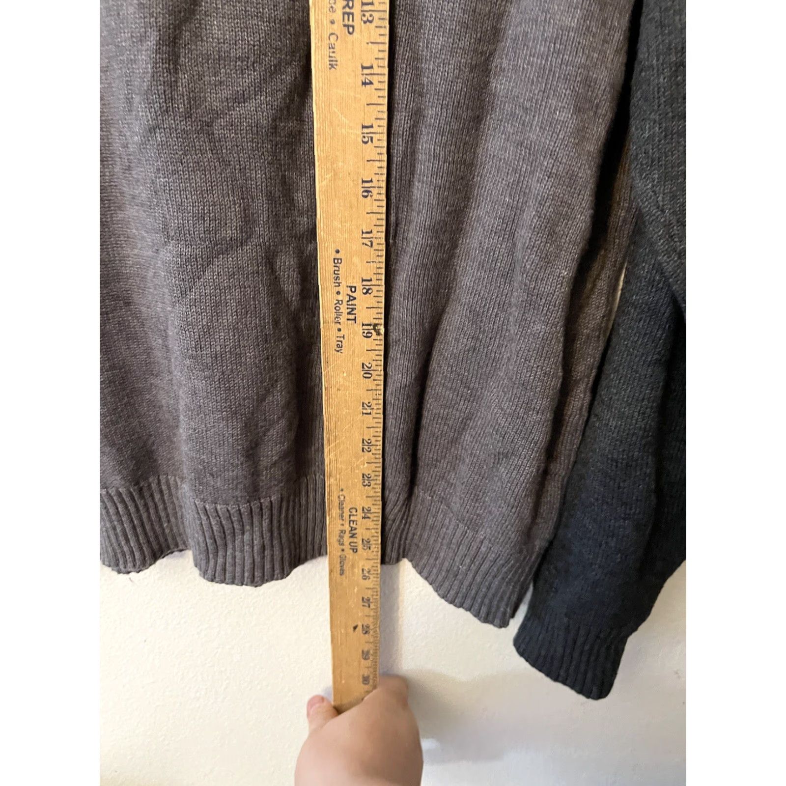 Vintage US Polo Assn Dark Gray Mens 1/4 Zip Pullover Knit Sweater Sweatshirt L Size US L / EU 52-54 / 3 - 4 Thumbnail