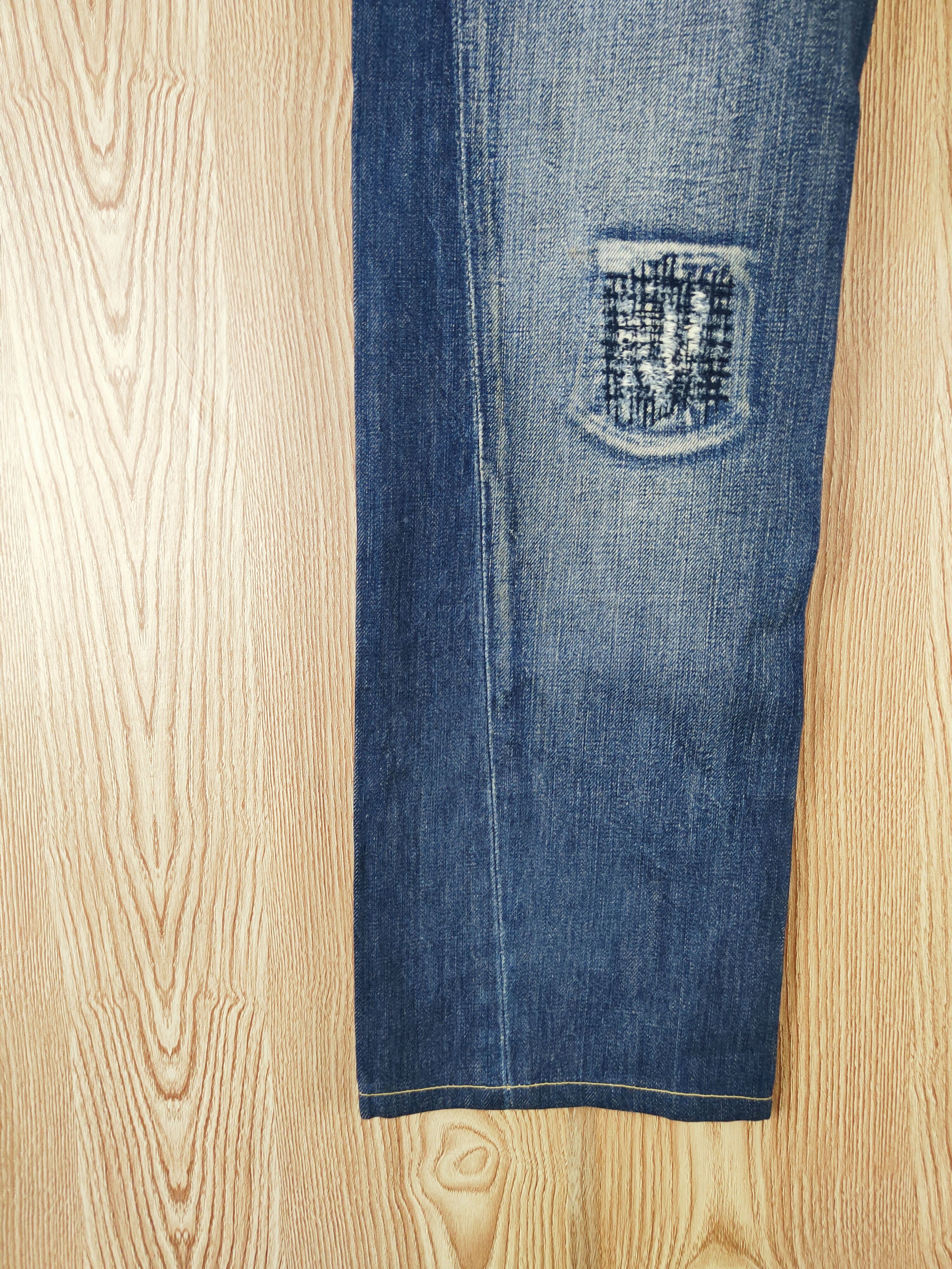 Taverniti Taverniti Dark Blue Distressed Ripped Jeans #W387 Size 28" / US 6 / IT 42 - 5 Thumbnail