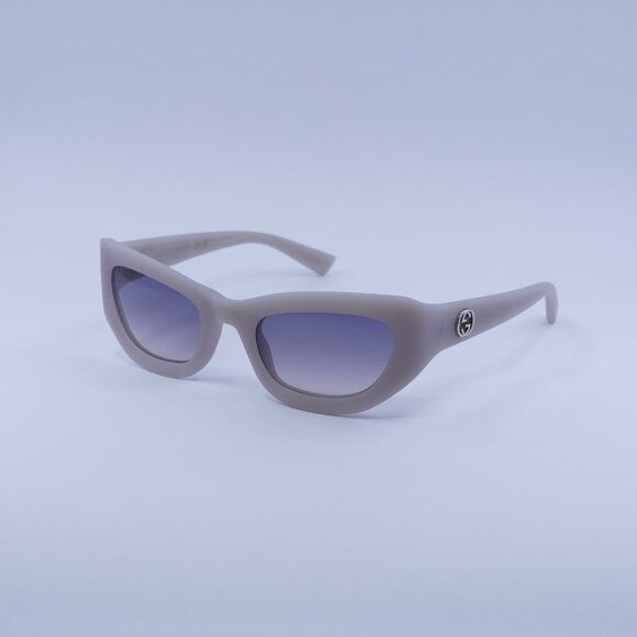 Gucci Gucci GG1784S 005 Sunglasses Light Grey Cat Eye Frame Size ONE SIZE - 5 Thumbnail