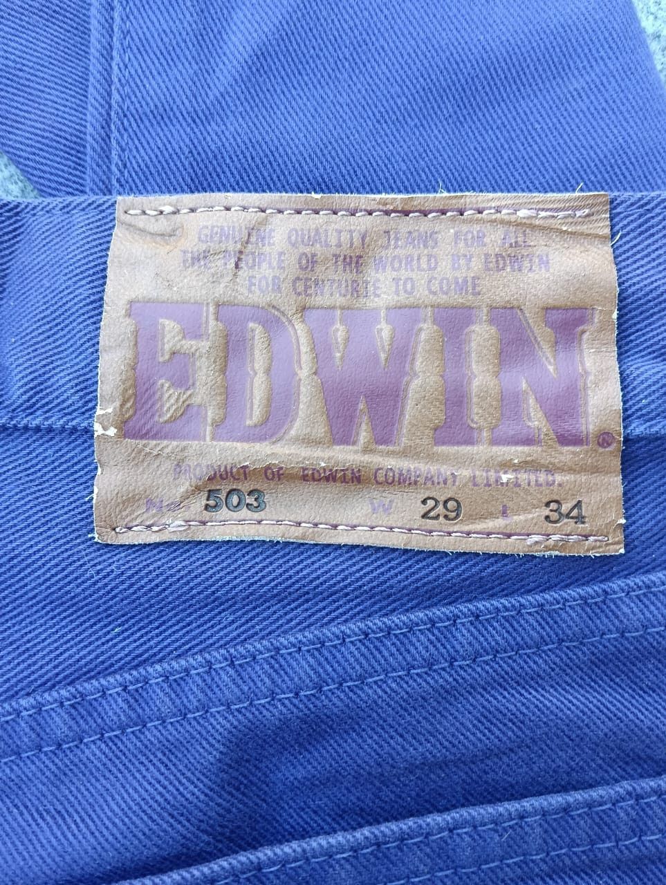 Edwin EDWIN 503 Purple Bell Bottom Flare Denim Jeans Size US 28 / EU 44 - 6 Thumbnail