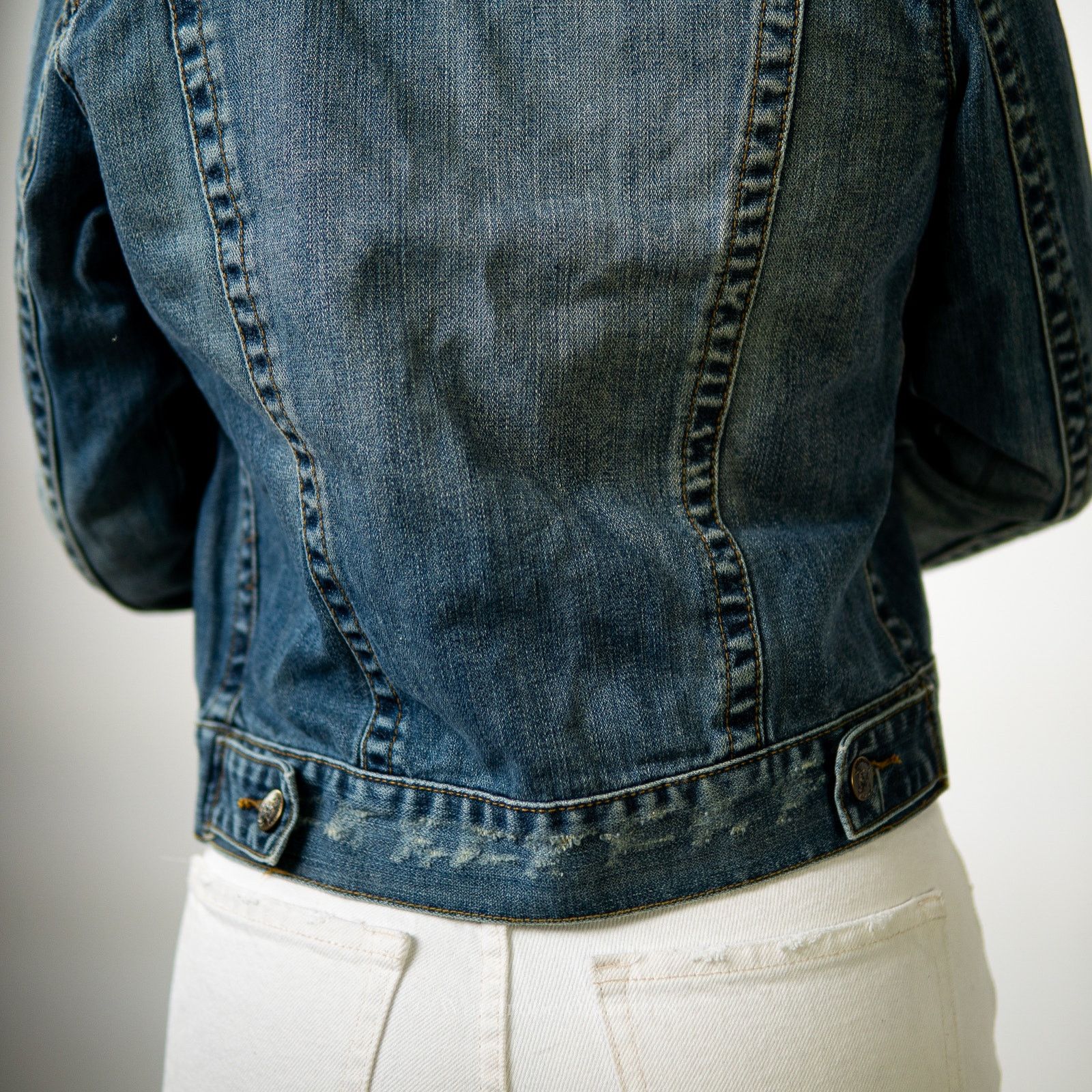 Vintage Vintage Y2K Archangel Denim Jean Jacket - M Size M / US 6-8 / IT 42-44 - 9 Thumbnail