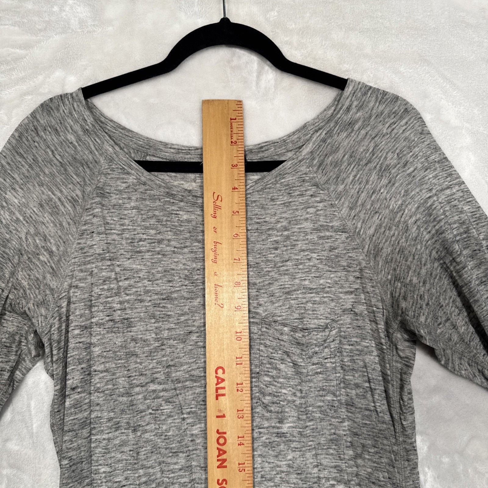Express Express Top Womens Small Gray Long Roll Tab Sleeve Pullover Size S / US 4 / IT 40 - 6 Thumbnail