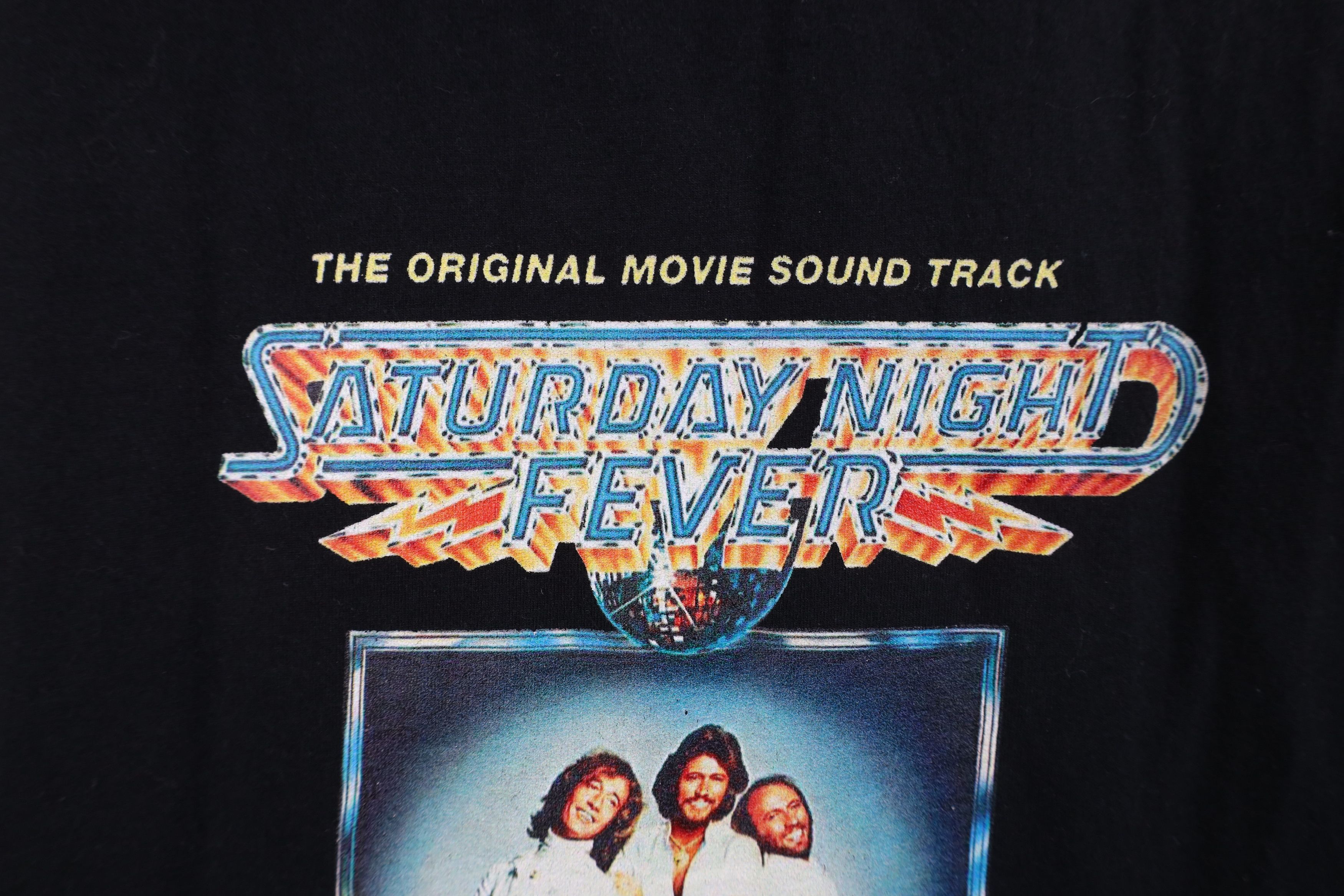 Vintage Vintage 90s Gees Saturday Night Fever Movie T-Shirt Black Size US XXL / EU 58 / 5 - 5 Thumbnail