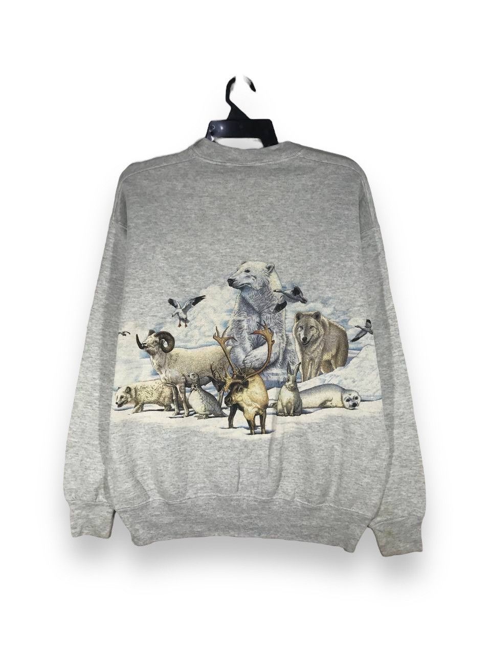 Habitat × Vintage Vintage Habitat xciv wolf bear rabit birds goat white animal Size US L / EU 52-54 / 3 - 6 Thumbnail
