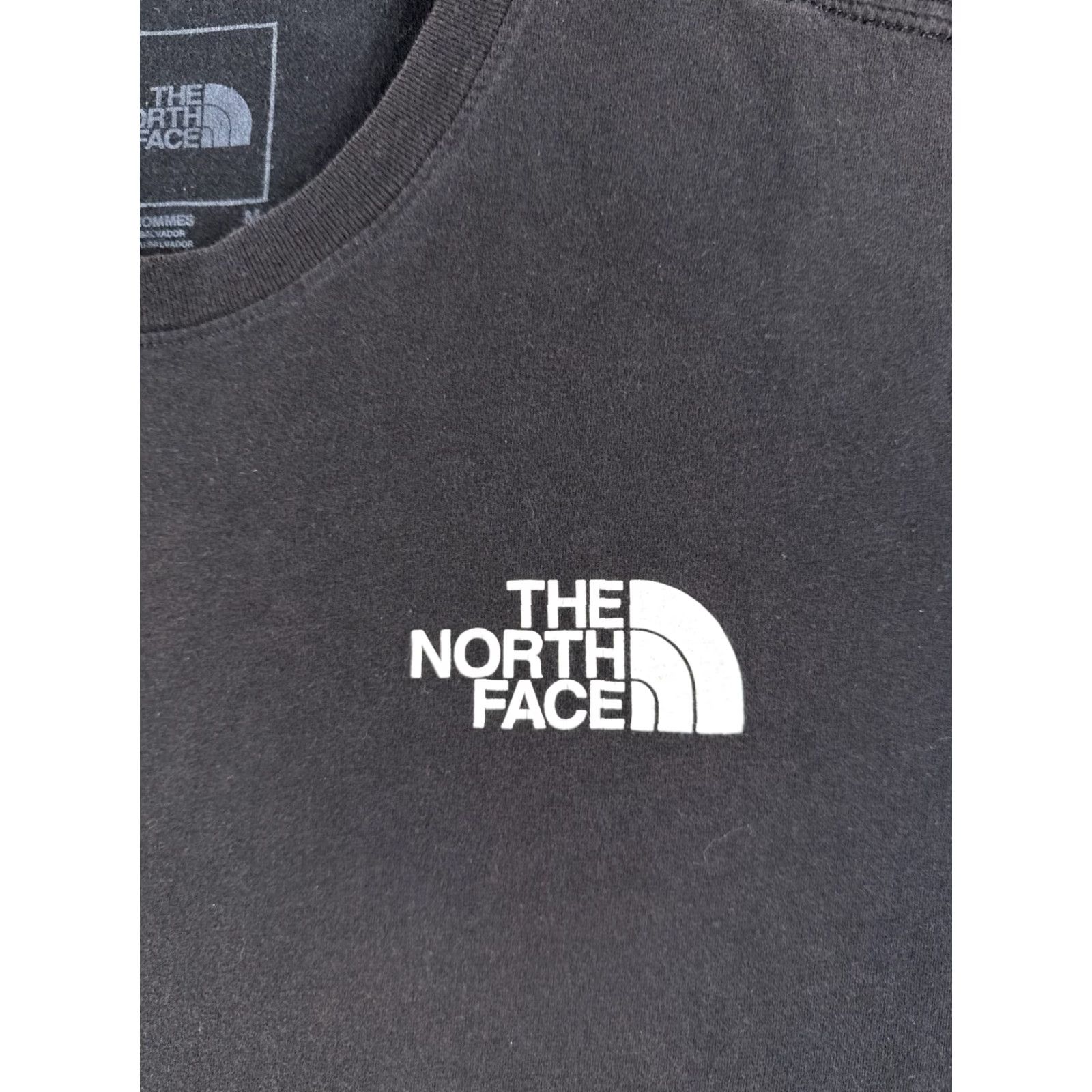The North Face The North Face Shirt Men M Black Short Sleeve Crew Neck Cotton Logo T-Shirt All Seasons Outdoor Mens Size US M / EU 48-50 / 2 - 6 Thumbnail