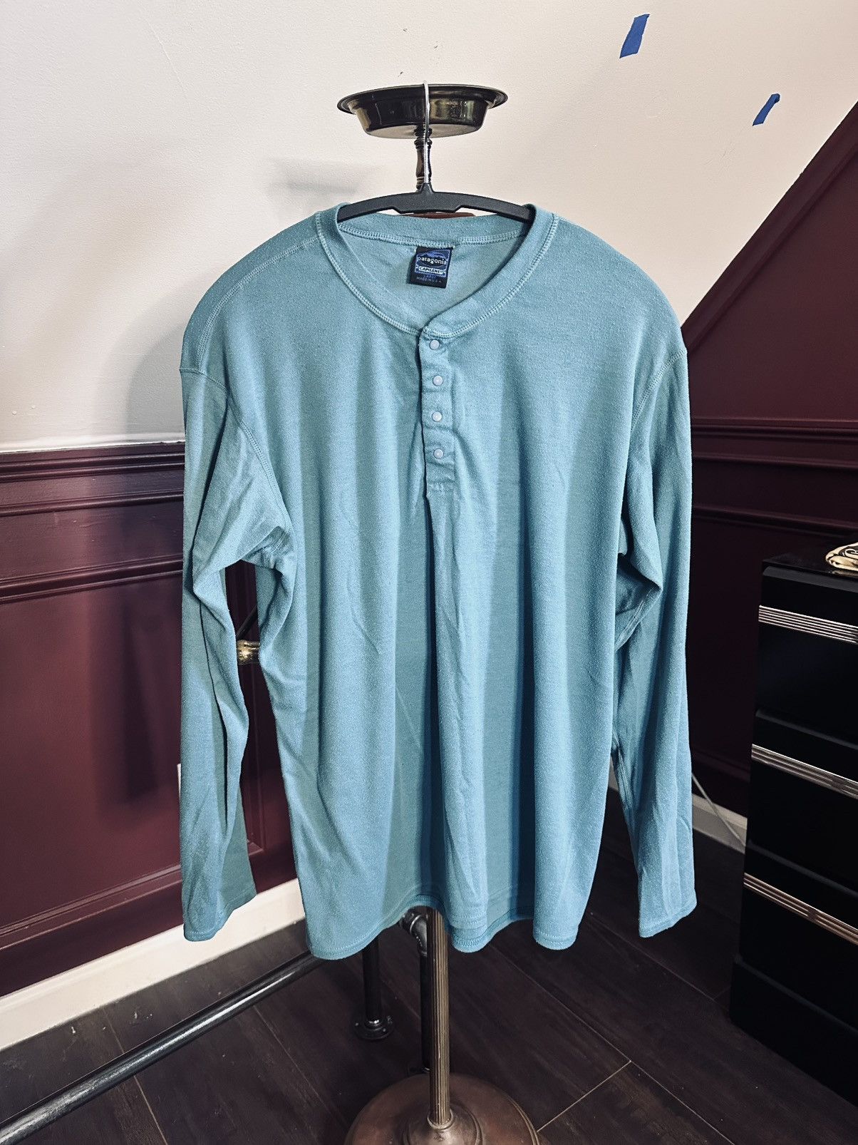 Patagonia Vintage henley MiUSA Capilene shirt / sweatshirt Size US L / EU 52-54 / 3 - 1 Thumbnail