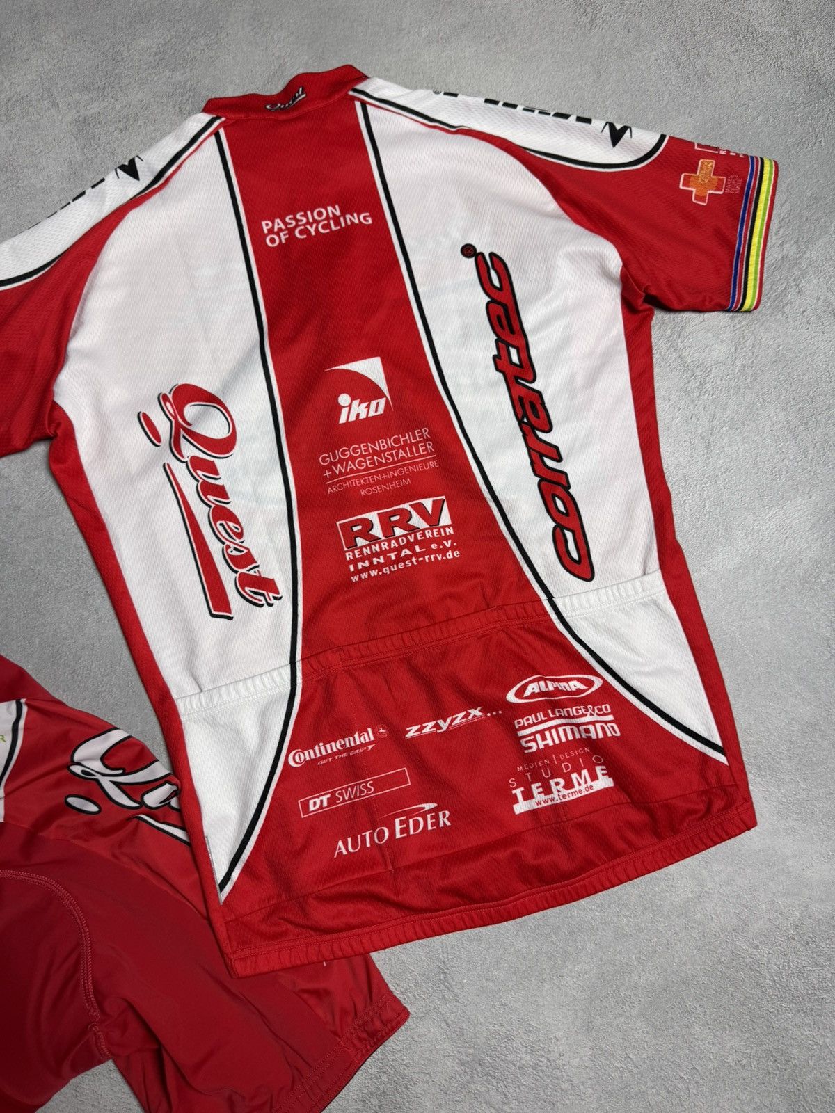 Other Corratec-Quest Cycling Jersey Bike Shirt Jersey+Shorts Size US L / EU 52-54 / 3 - 5 Thumbnail