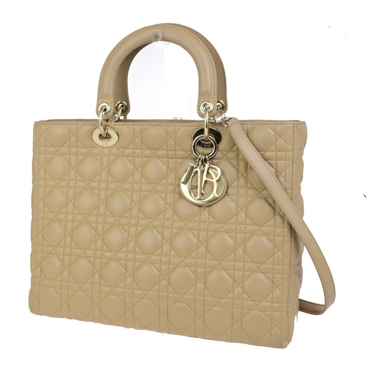 Dior Christian Dior Vintage Lady Dior Bag Cannage Size ONE SIZE - 1 Thumbnail