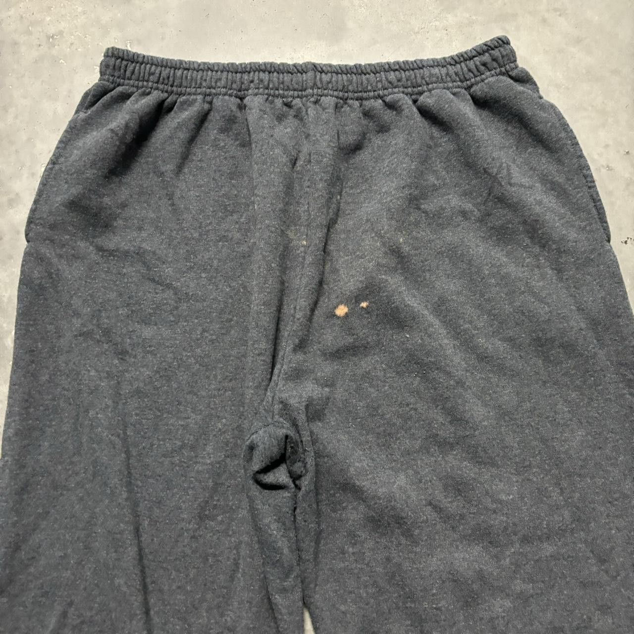 Japanese Brand × Vintage Crazy Vintage Y2K/2000s Baggy Dark Grey Skater Essential Sweatpants! Size US 36 / EU 52 - 4 Thumbnail