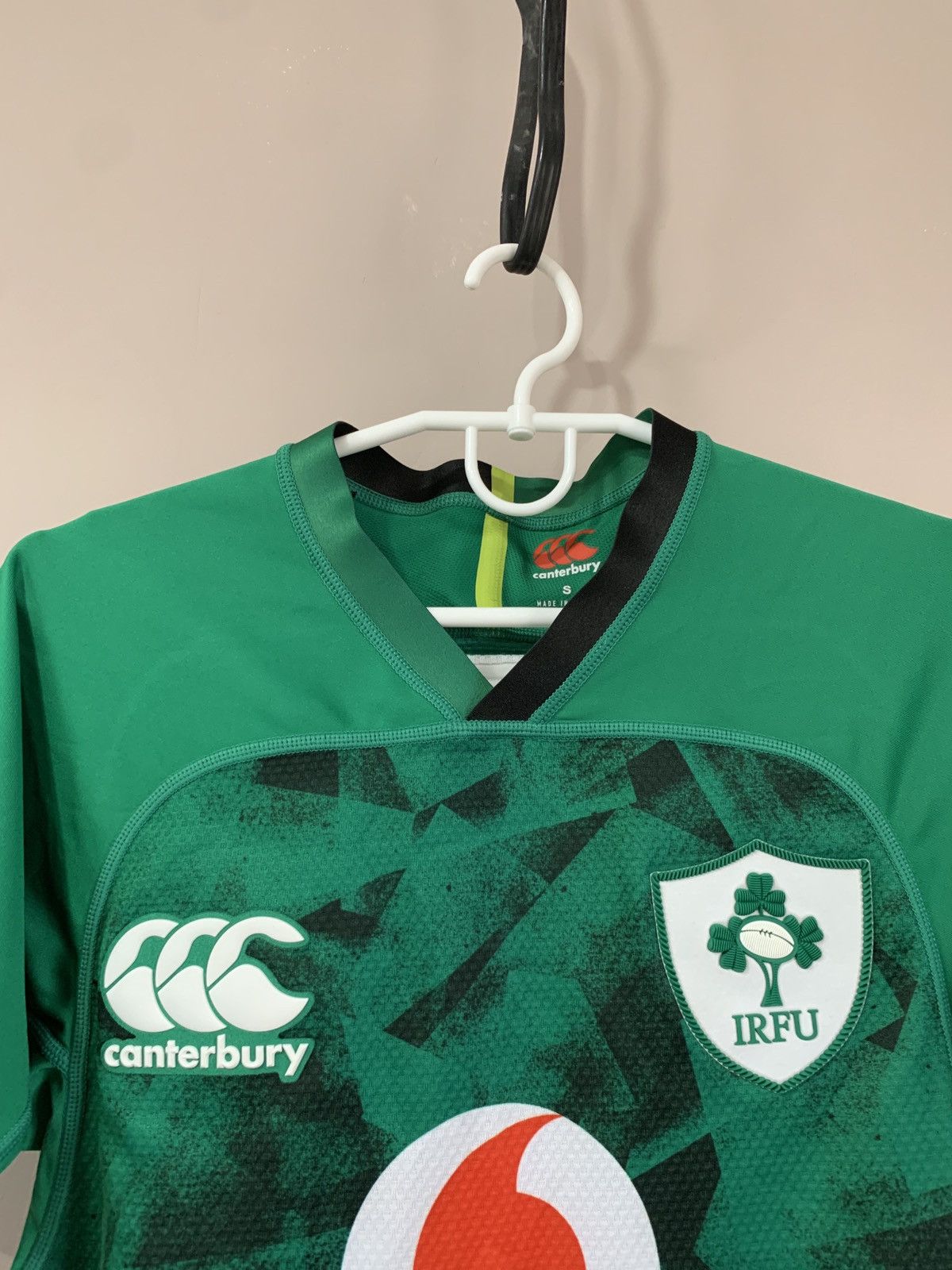 Canterbury of New Zealand Ireland Home Rugby Union Player Issue Canterbury Jersey Sz S Size US S / EU 44-46 / 1 - 6 Thumbnail