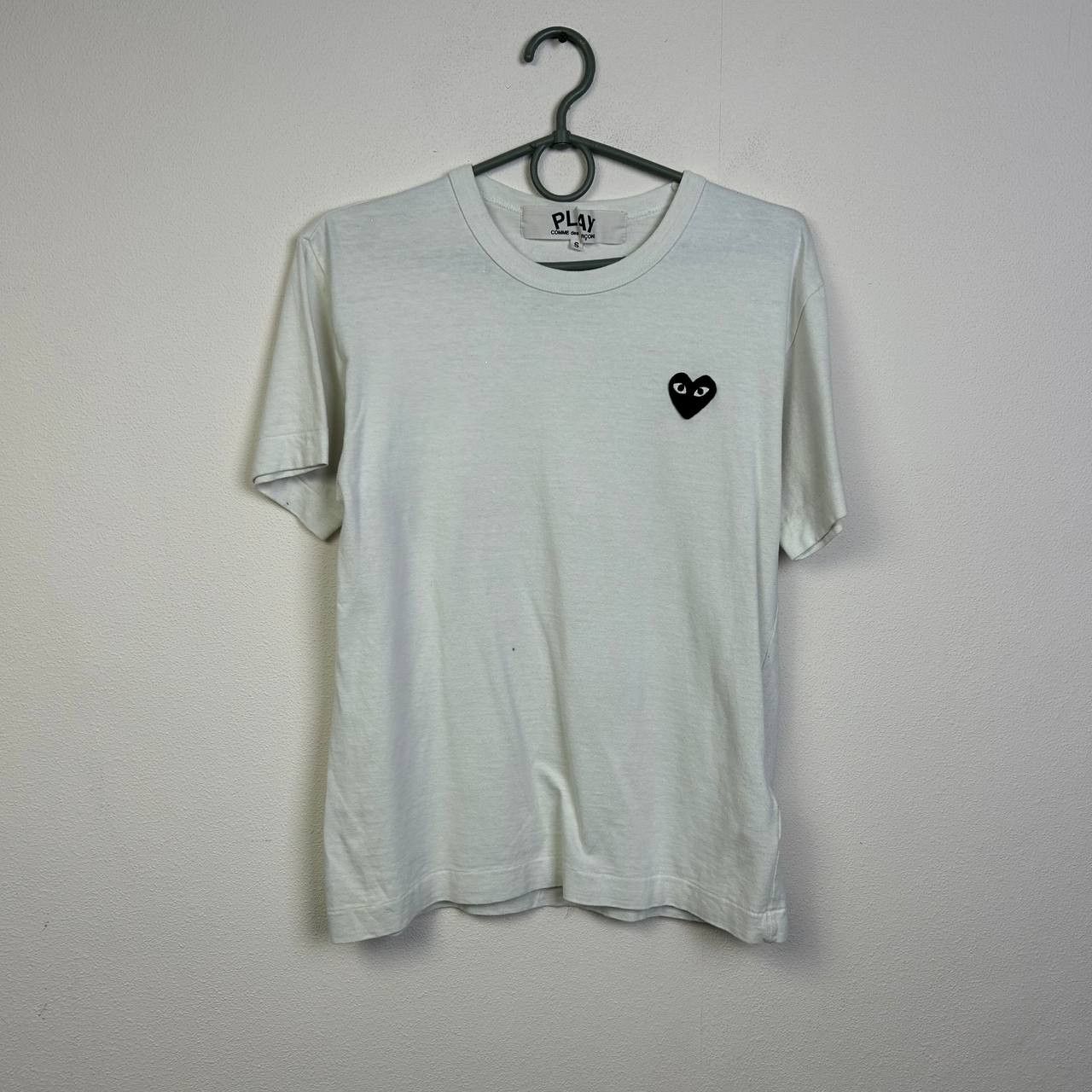 Luxury Play Comme Des Garcons Small logo y2k designer tee
