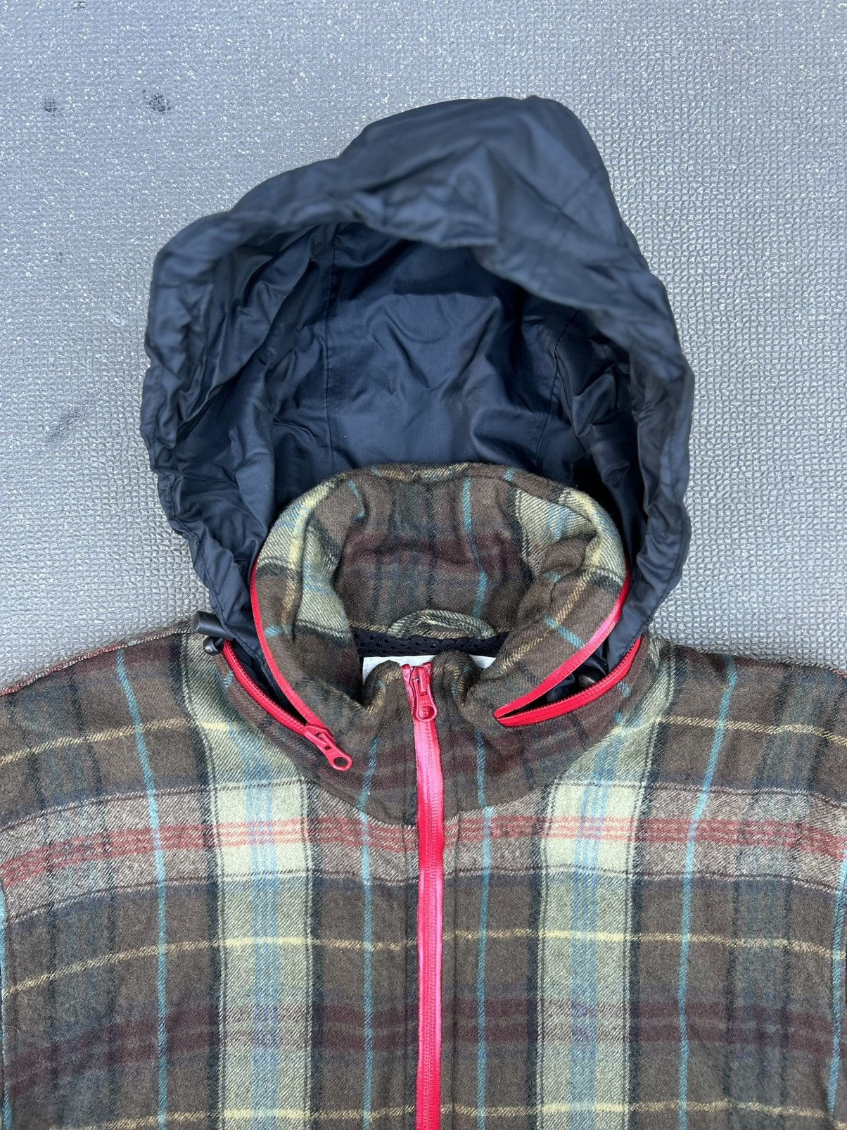 Comme des Garcons SHIRT Comme Des Garçons Shirt plaid technical jacket Size US XL / EU 56 / 4 - 3 Thumbnail