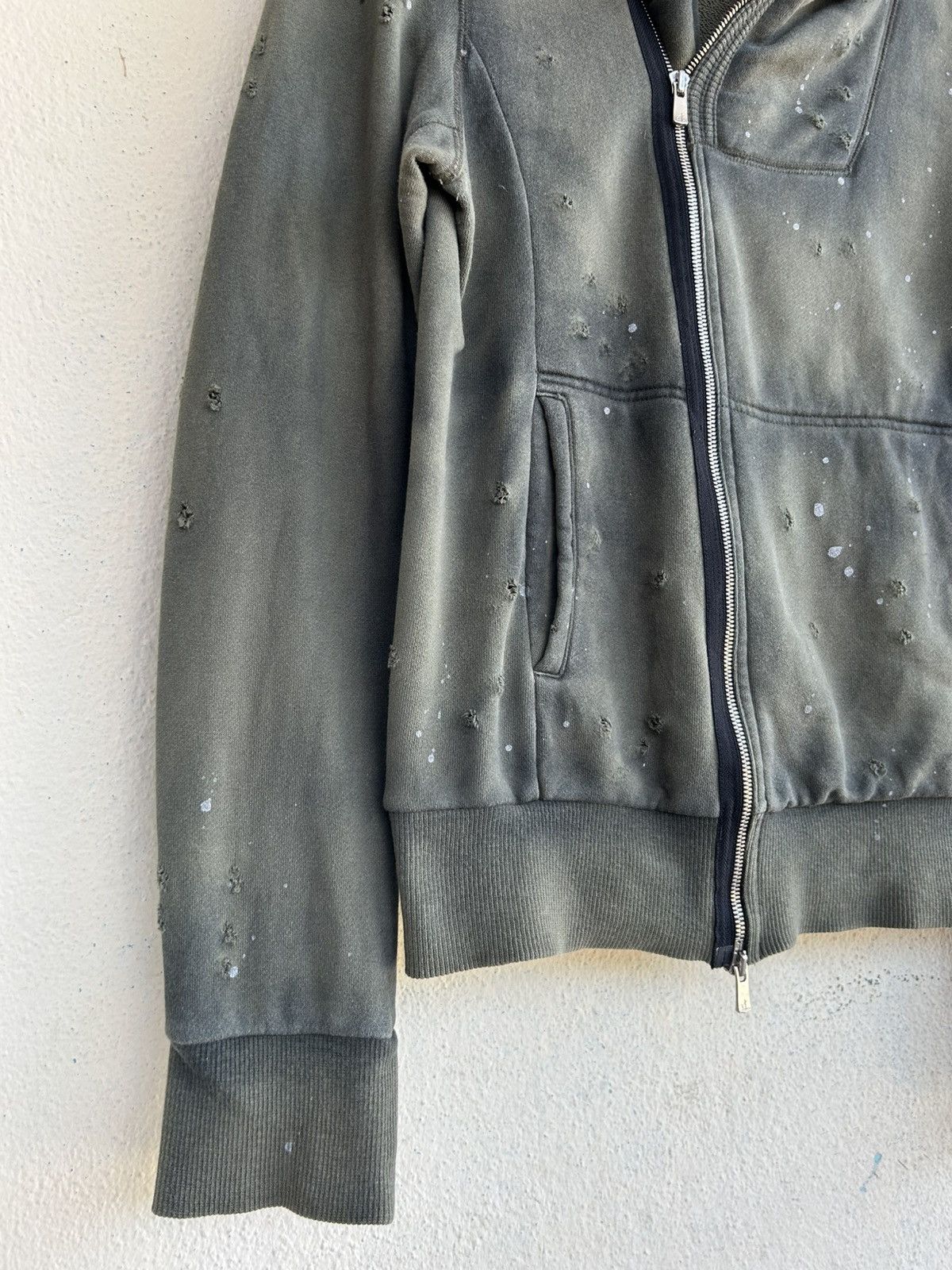 Japanese Brand × Seditionaries Armure Gunshots Distressed Hoodie Size US XS / EU 42 / 0 - 5 Thumbnail
