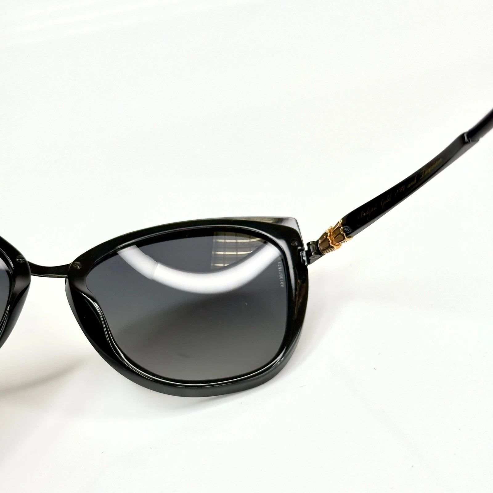 Bvlgari BULGARI BV6076TG Le Gemme 6076 Black Titanium 18K Gold Size ONE SIZE - 7 Thumbnail