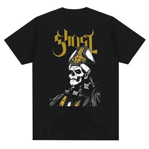 Japanese Brand × Vintage Ghost Rock Band Graphic Print T Shirt Men Women Size US L / EU 52-54 / 3 - 4 Thumbnail