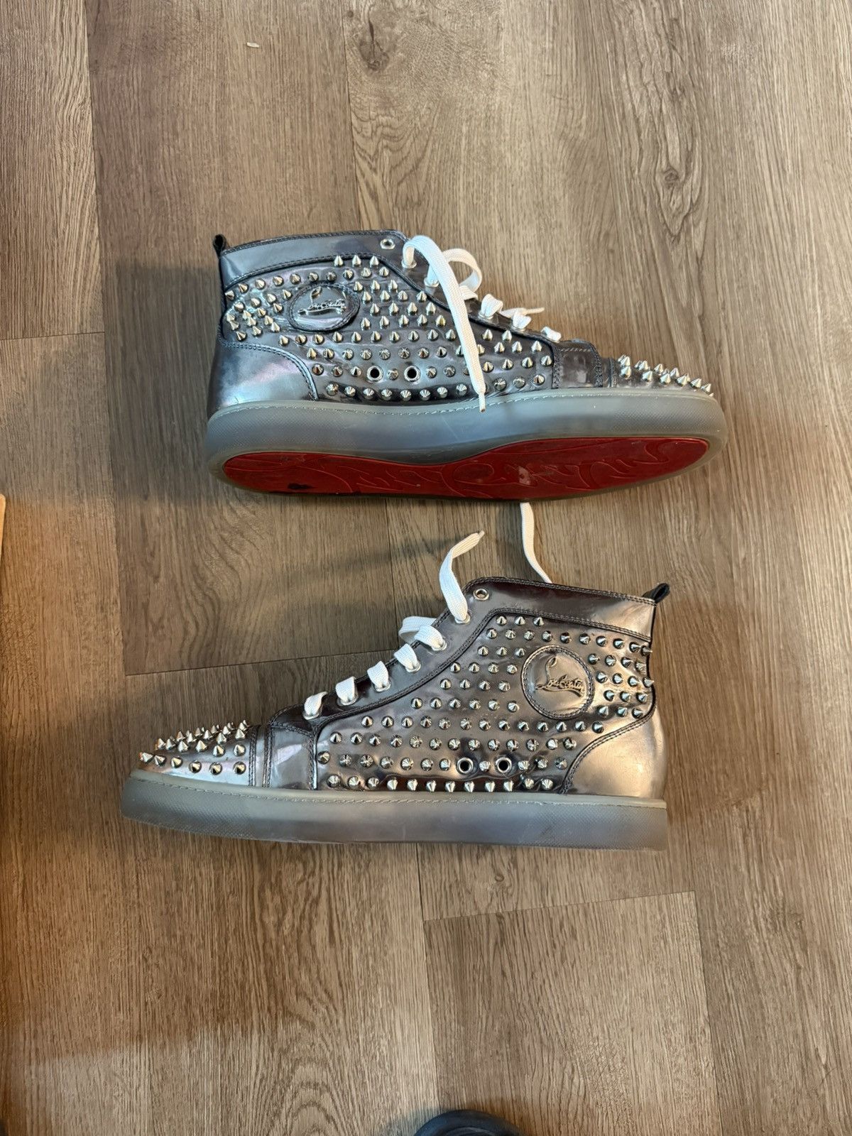 Christian Louboutin LOUIS FLAT ANTISPECCHIO/SPIKES Size US 11.5 / EU 44-45 - 1 Thumbnail
