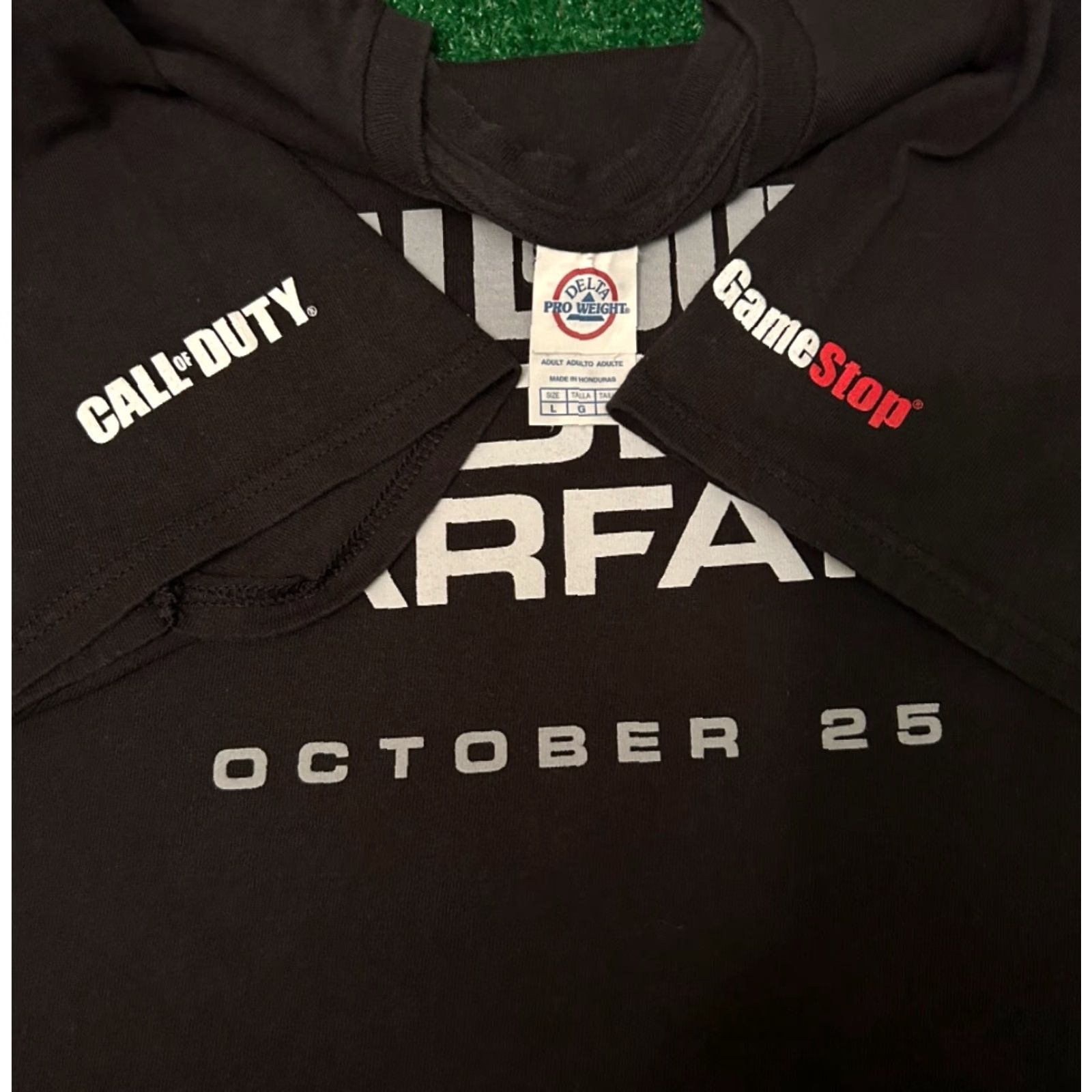 Vintage VINTAGE Call Of Duty Modern Warfare Video Game Promo Shirt Mens L Black Retro 90s Gamer Xbox PlayStation Shirt Mens Size US L / EU 52-54 / 3 - 2 Thumbnail