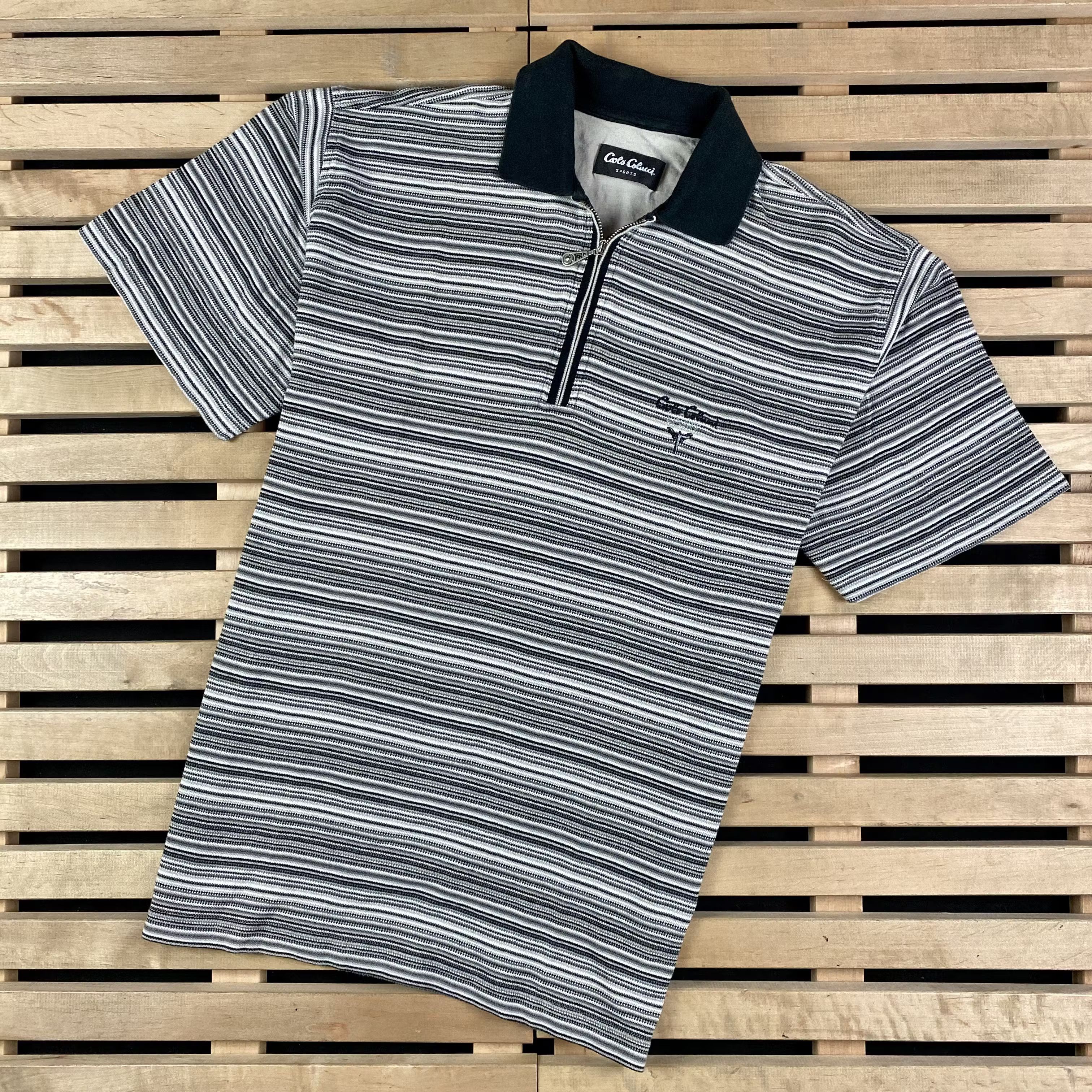 Carlo Colucci × Vintage Mens Polo T-Shirt Carlo Colucci Sports Vintage Size L Size US L / EU 52-54 / 3 - 1 Thumbnail