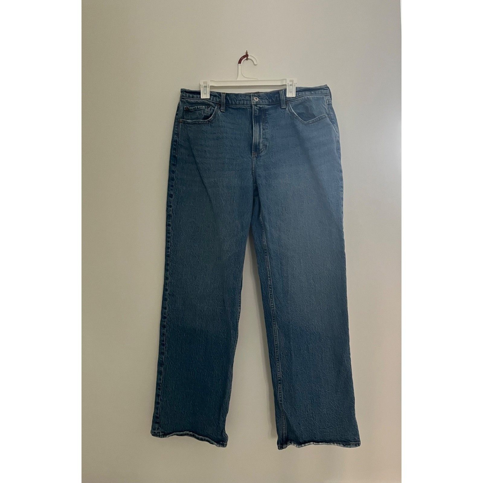 Abercrombie & Fitch Abercrombie & Fitch Baggy Low Rise Jeans Light Wash 32 L Size 24" / US 00 / IT 34 - 2 Thumbnail