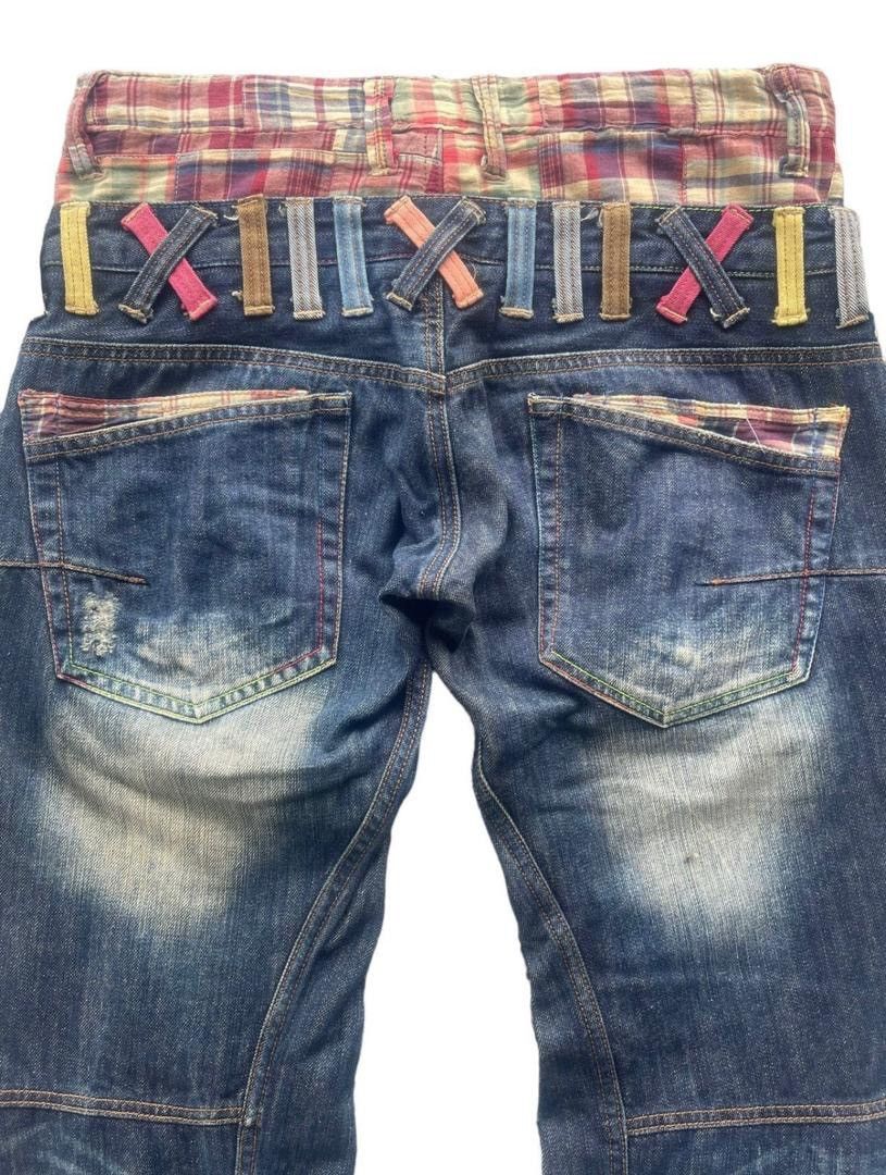 Japanese Brand Dominate Double Waist Streetwear Jeans Size US 32 / EU 48 - 4 Thumbnail