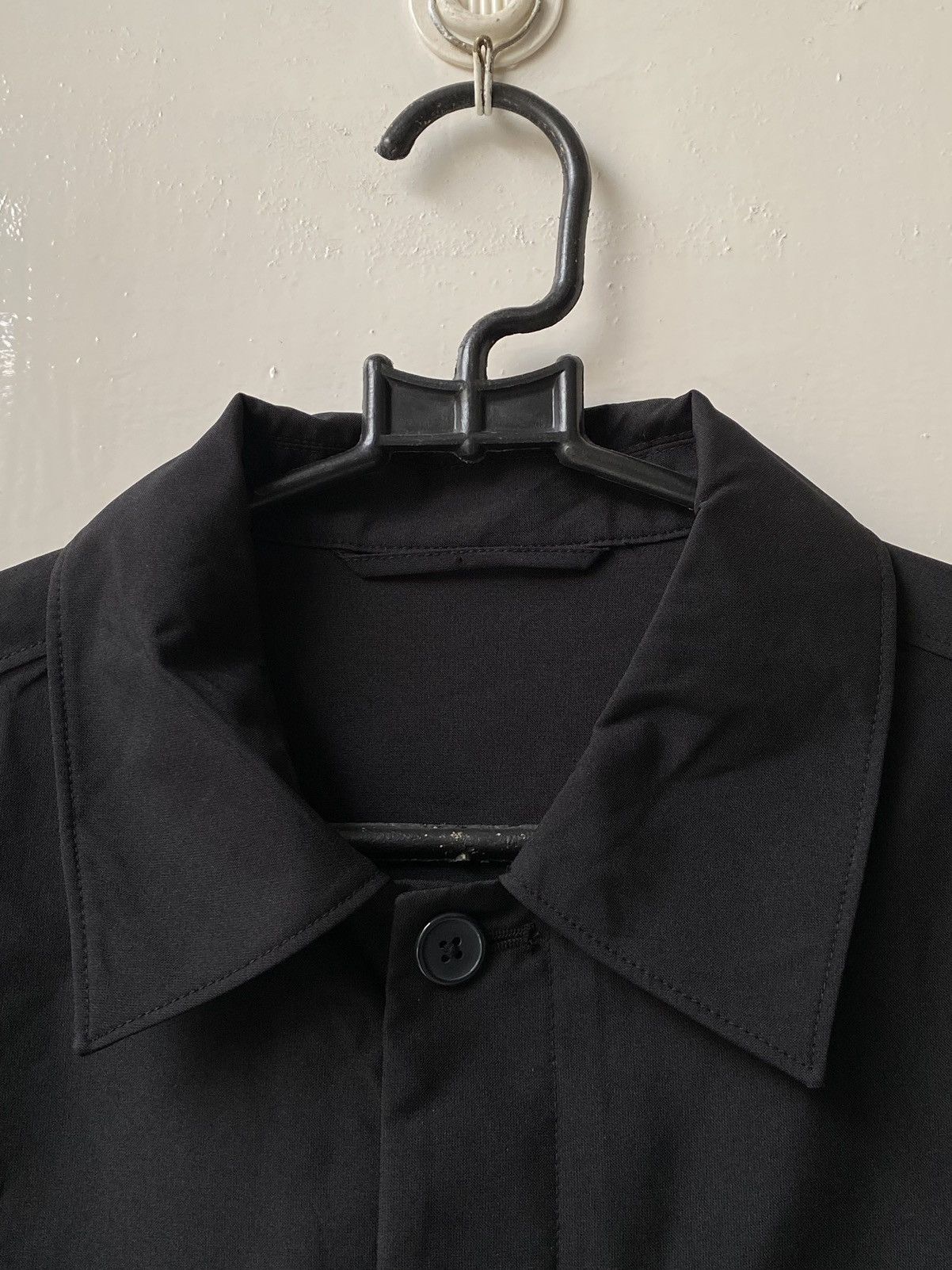 GU GU Pocket Boxy Oversize Black Outer Shirt Size US M / EU 48-50 / 2 - 12 Thumbnail