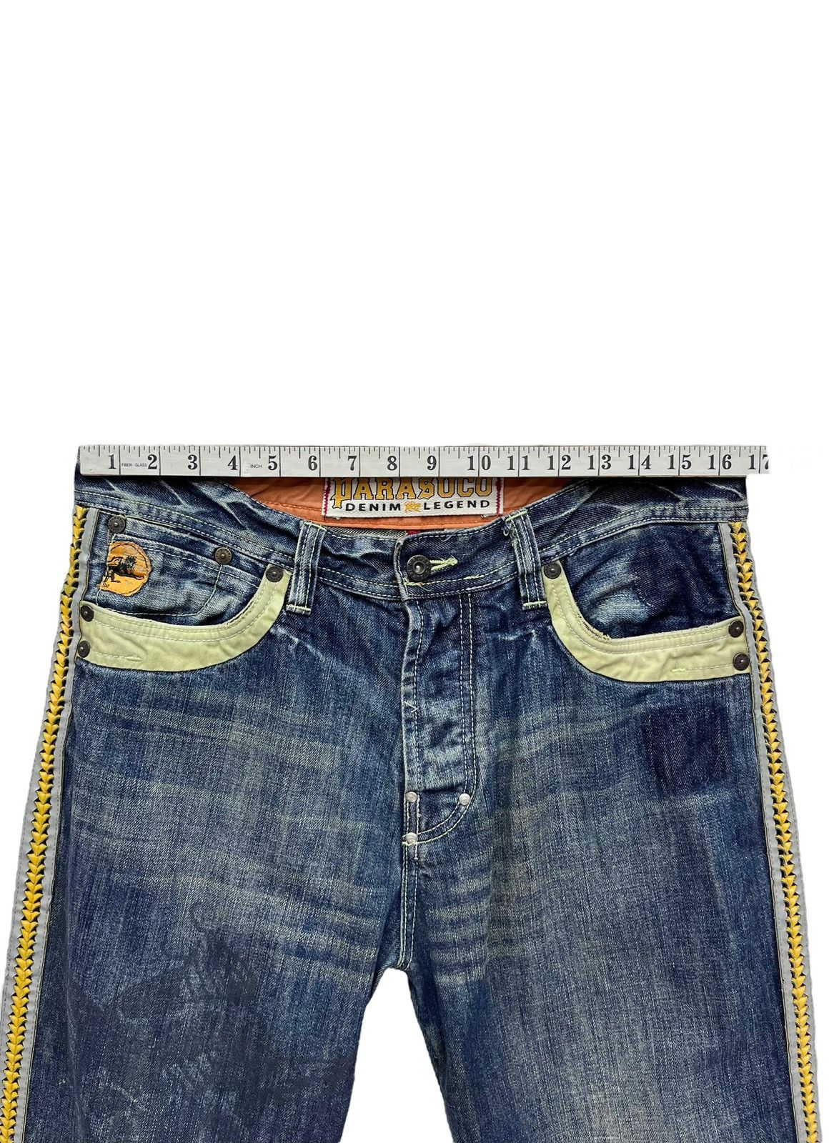 Parasuco PUNK FLARE🔥PARASUCO DENIM LEGEND Distressed Tribal Jeans💥 Size US 33 - 21 Thumbnail
