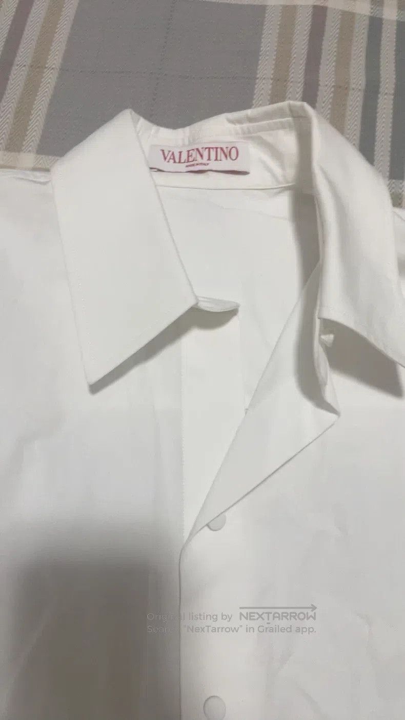 Valentino Valentino White short-sleeved shirt Size XS / US 0-2 / IT 36-38 - 3 Thumbnail