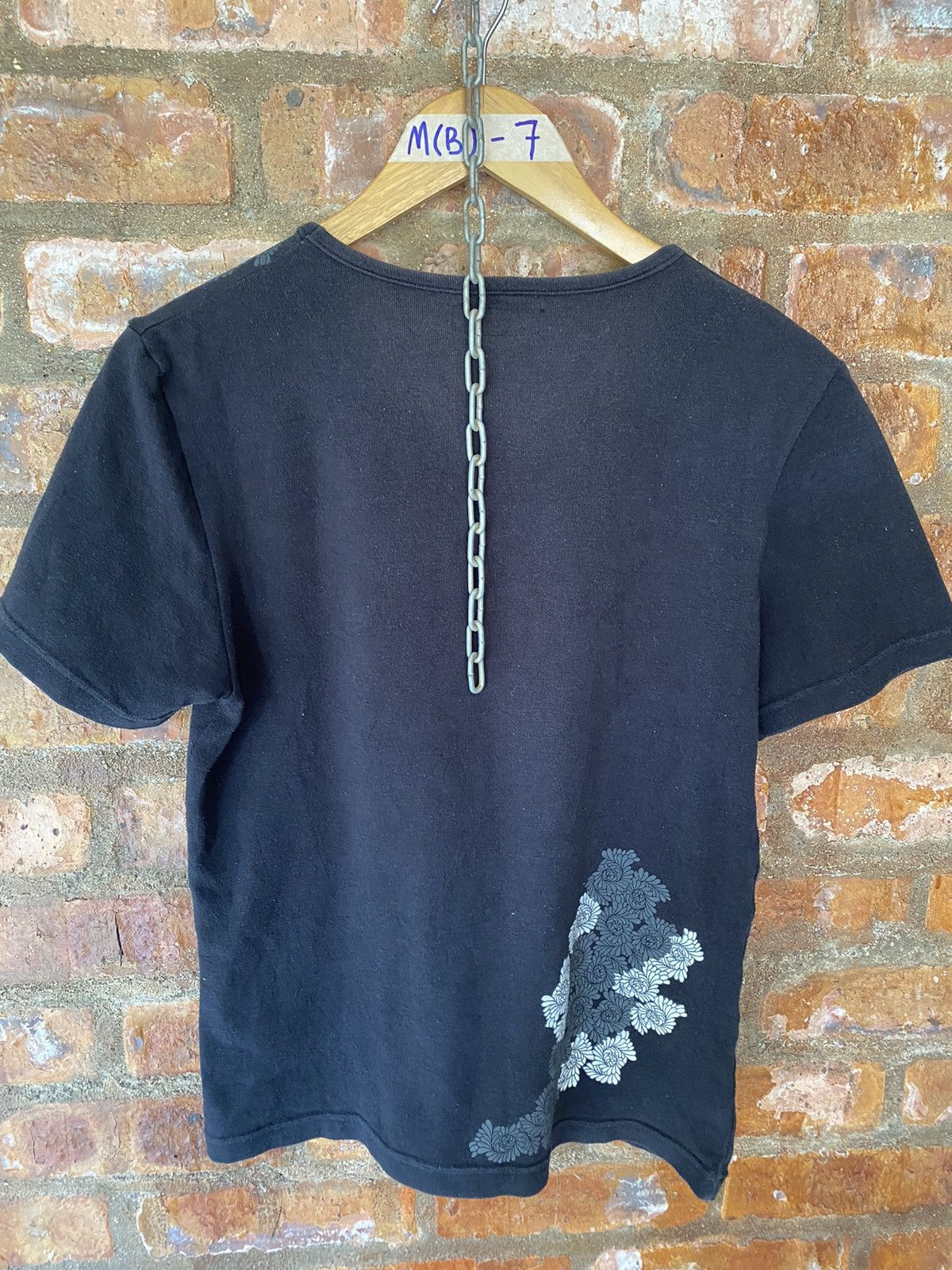 L7 Real Hip Black Floral dragons patent tee Size US M / EU 48-50 / 2 - 6 Thumbnail