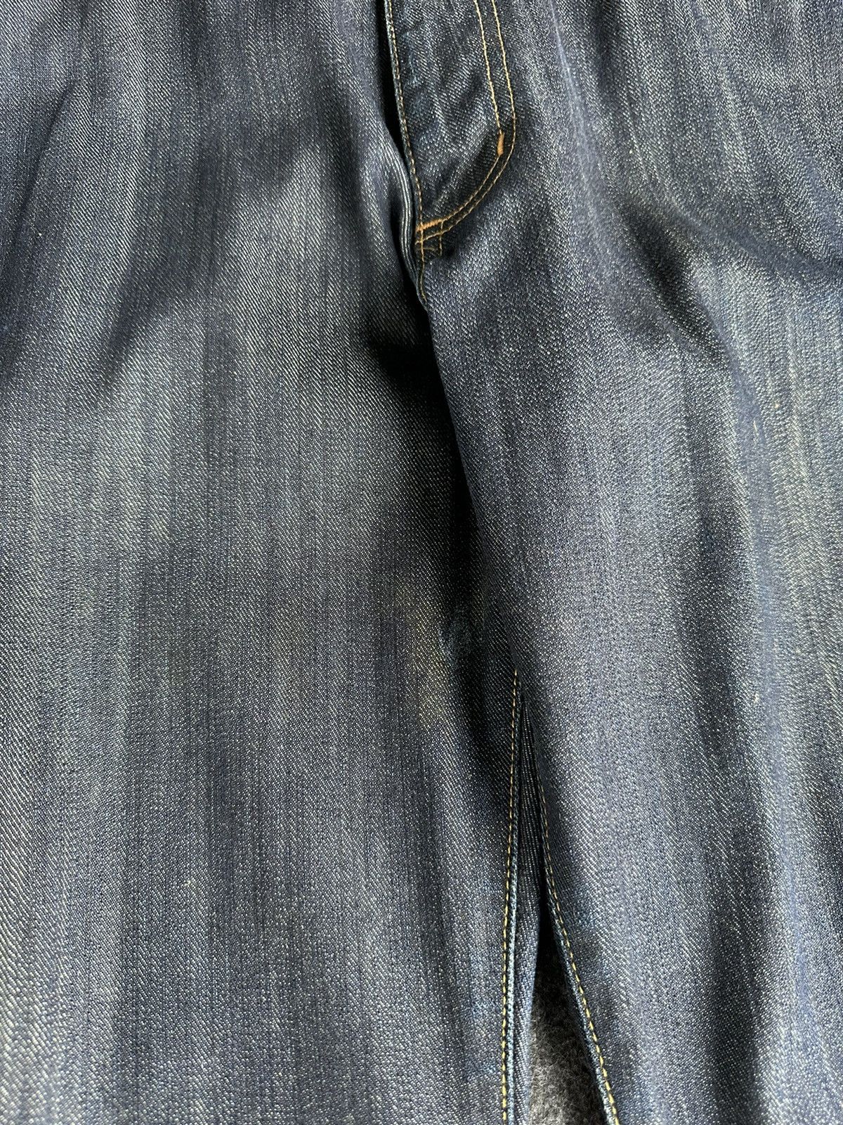 Beauty Beast × Vintage × Wrangler Vintage Wrangler Greensboro Washed Wax Blue Denim D456 Size US 34 / EU 50 - 10 Thumbnail