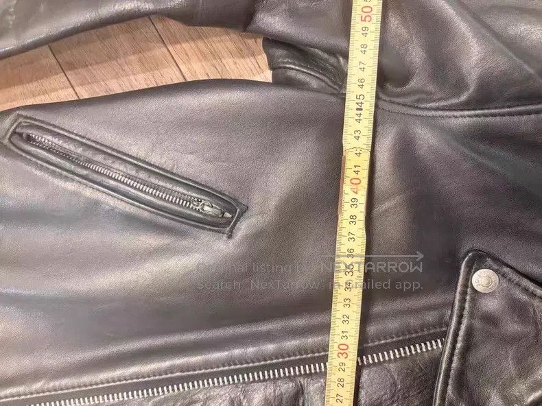 Schott Schott Castrated cowhide cable-stayed motorcycle leather j Size US XXS / EU 40 - 8 Thumbnail