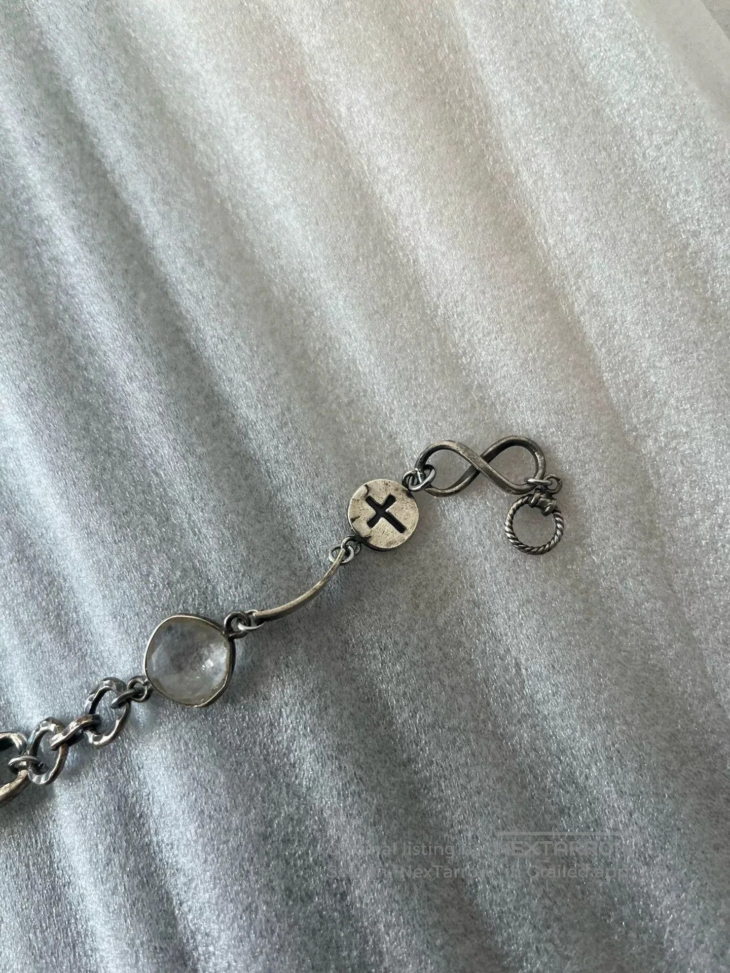 Gunda 925 Silver Tassel Bracelet. Size ONE SIZE - 2 Thumbnail