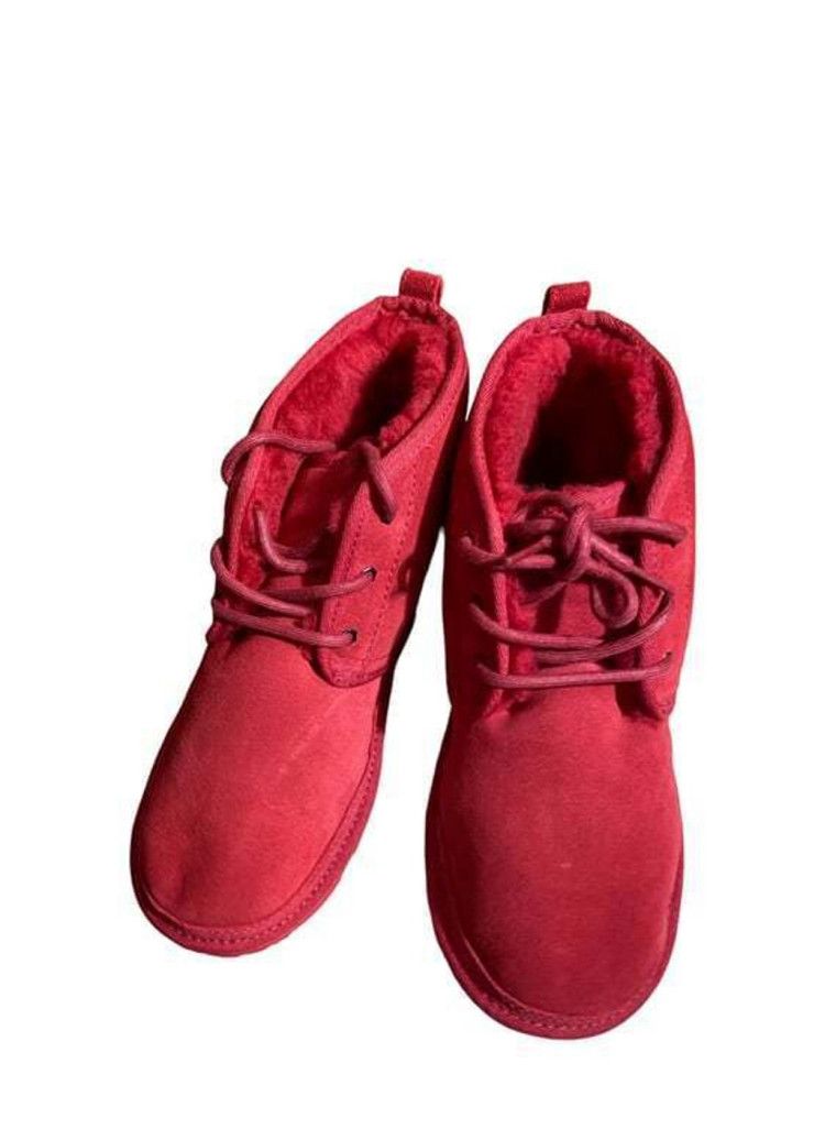 Ugg UGG's Neumel Red Suede Boots USM 6 USW 7 MSRP $130 Size US 6 / EU 39 - 6 Thumbnail