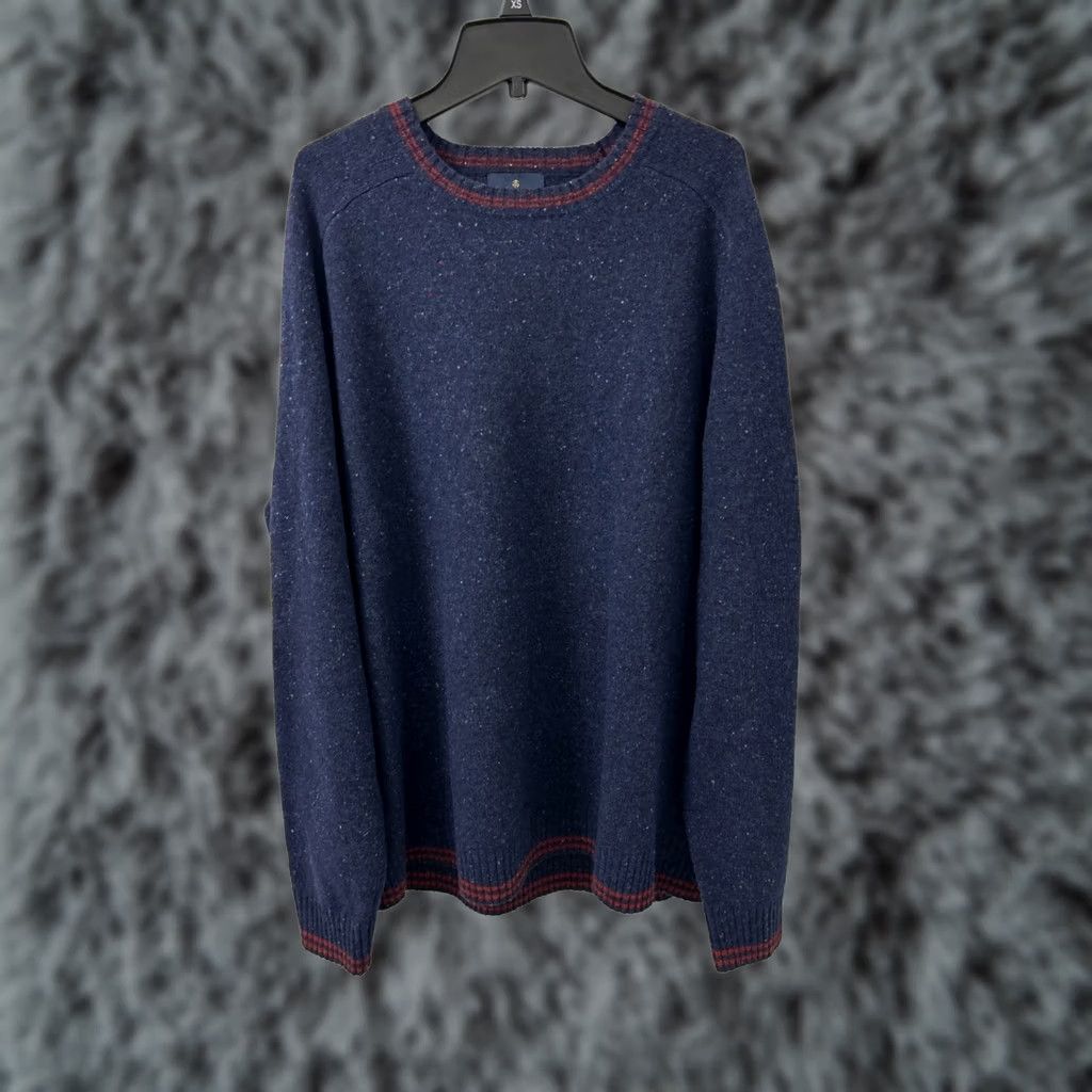 Brooks Brothers Brooks Brothers Sweater Mens XL Blue Lambswool Crewneck Pullover L/S Size US XL / EU 56 / 4 - 1 Thumbnail