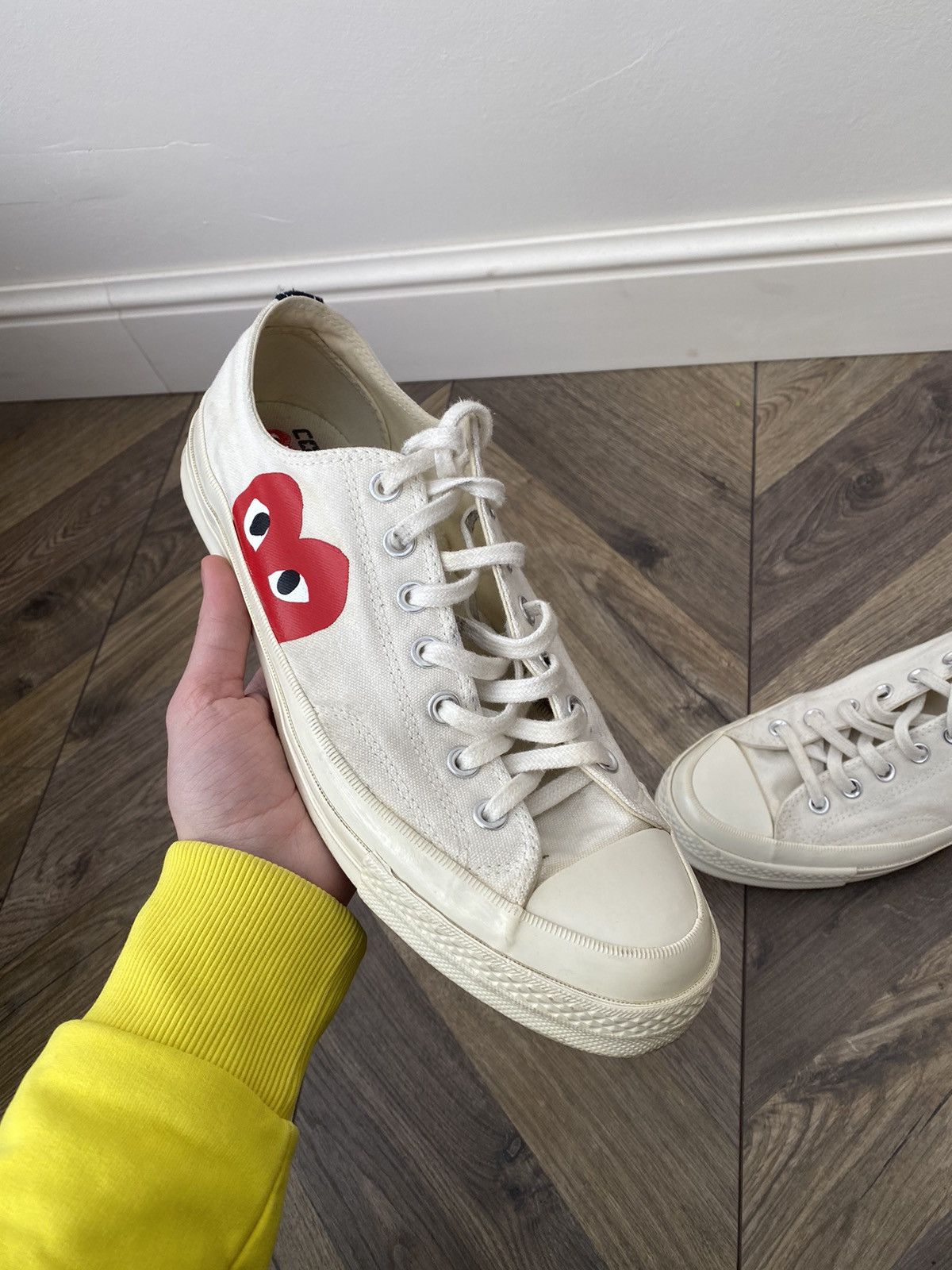 Comme des Garcons × Converse Comme des Garçons PLAY x Converse All Star Sneakers Size US 10 / EU 43 - 8 Thumbnail