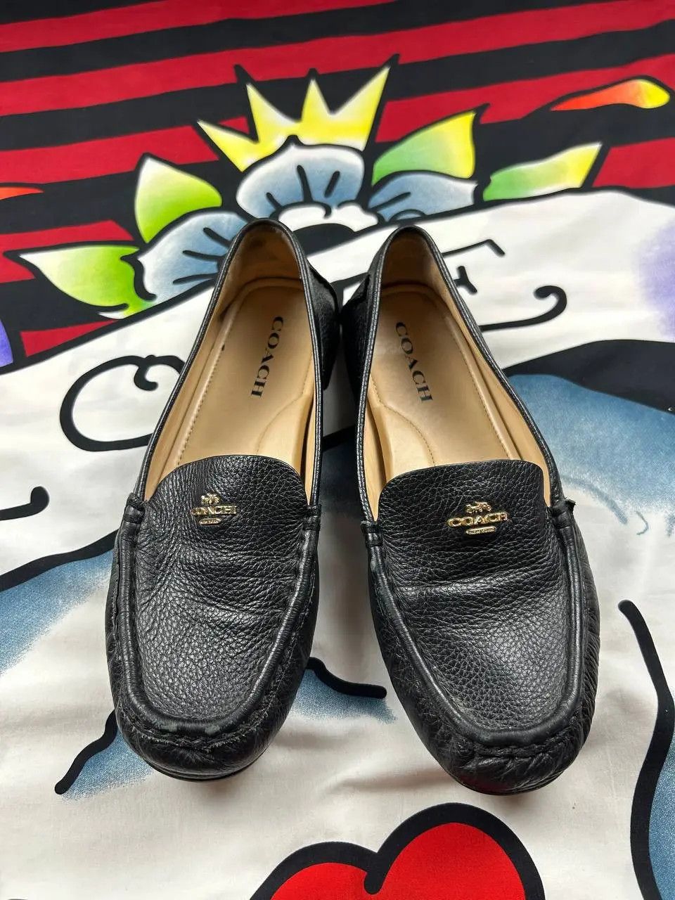 Coach Coach Marley Driver leather loafer black Size 9US Size US 9 / EU 42 - 2 Thumbnail