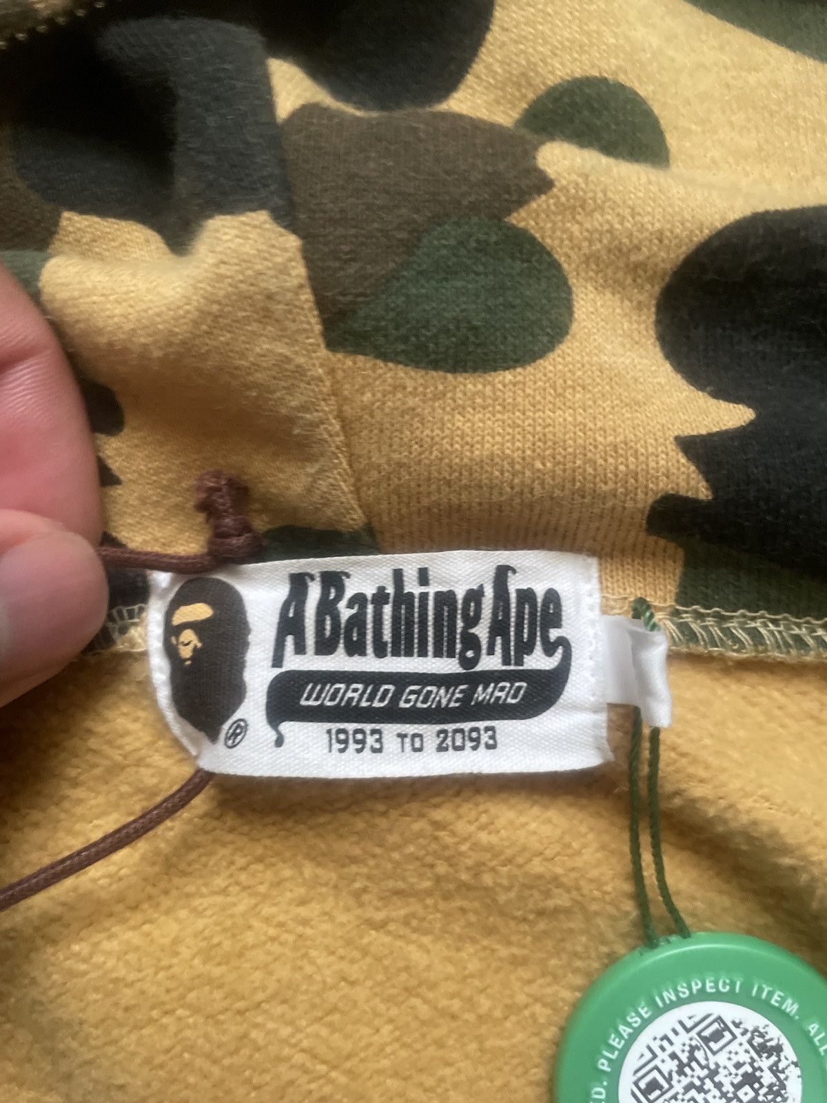 Japanese Brand × Vintage Bape WGM Hoodie Size US L / EU 52-54 / 3 - 2 Thumbnail