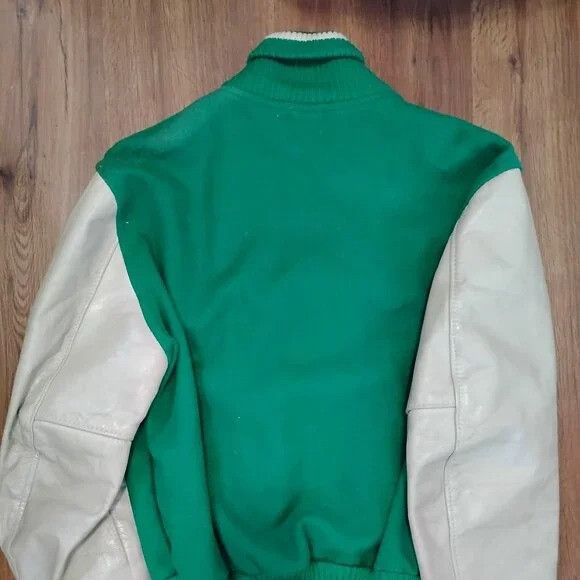 Vintage Vintage Michigan State Spartans Custom Varsity Bomber Jacket Size US L / EU 52-54 / 3 - 6 Thumbnail