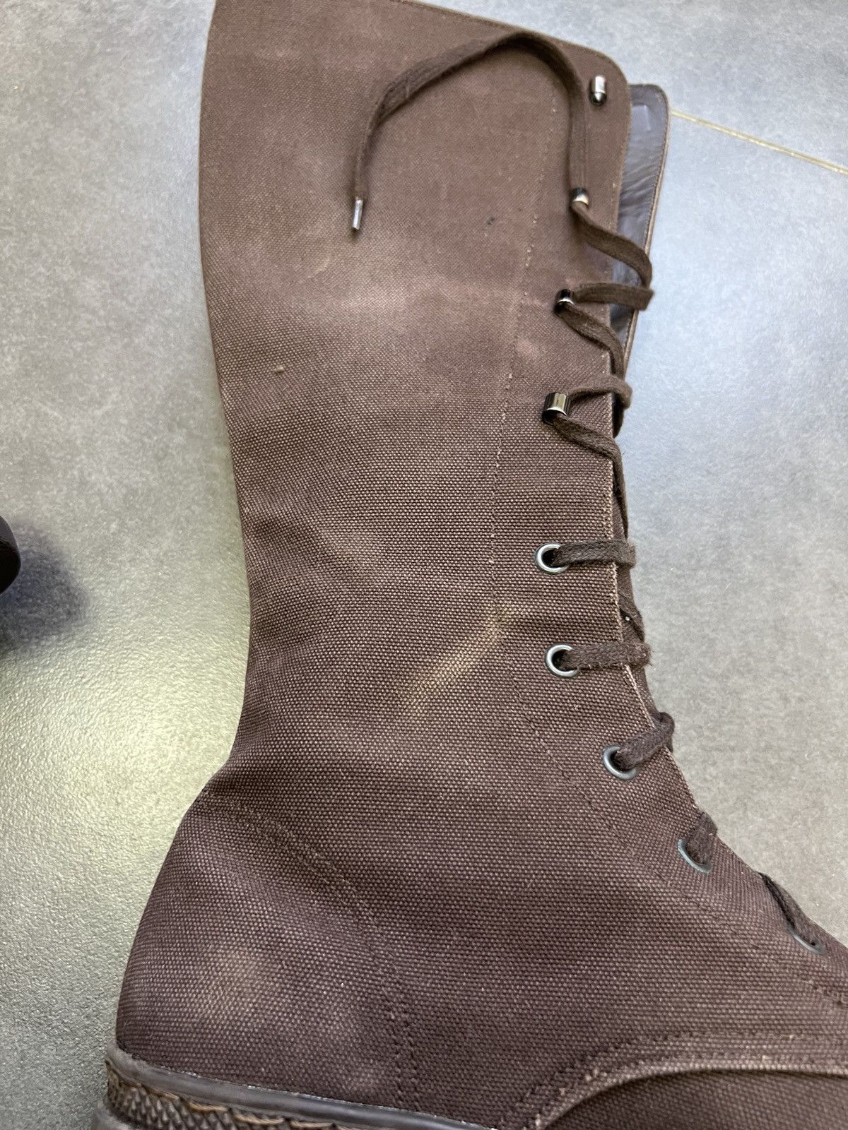 Helmut Lang SS03 Helmut Lang high knee combat boots Size US 9 / IT 39 - 8 Thumbnail