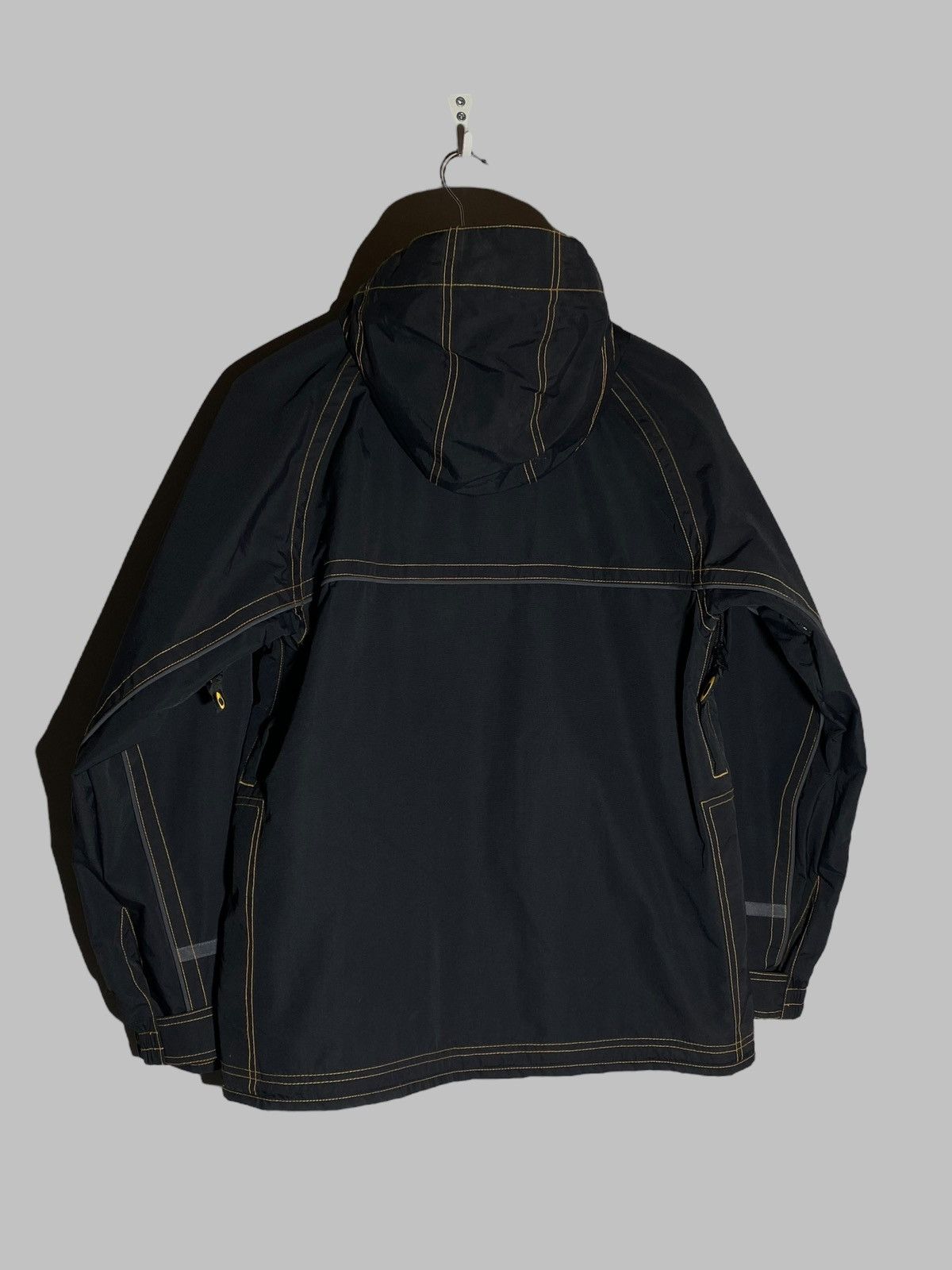 🔥 Y2K OAKLEY SOFTWARE TECH JACKET BLACK YELLOW VIBES