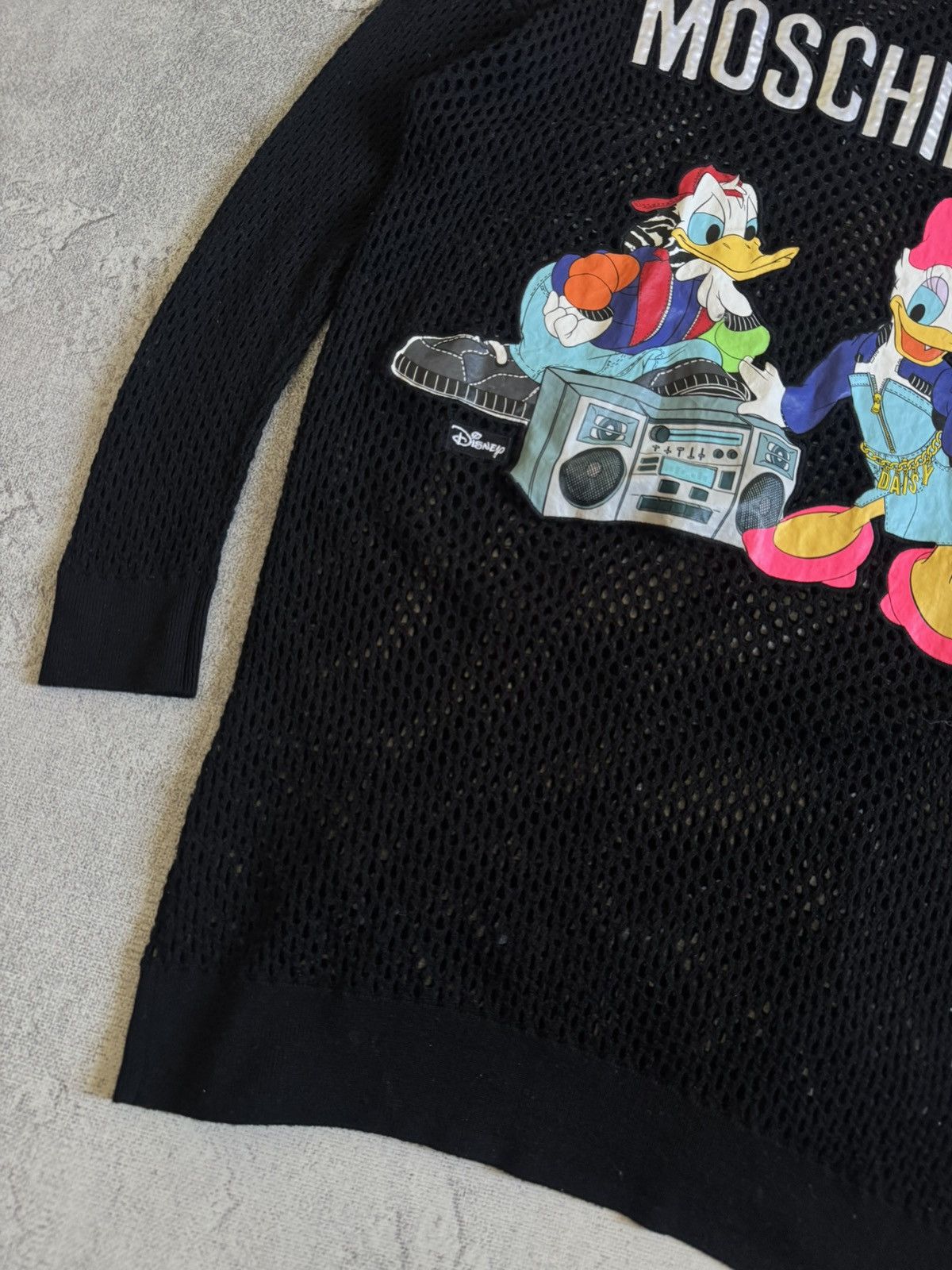 Moschino Moschino H&M Disney mesh long dress 👗 long sleeve retro Size M / US 6-8 / IT 42-44 - 6 Thumbnail